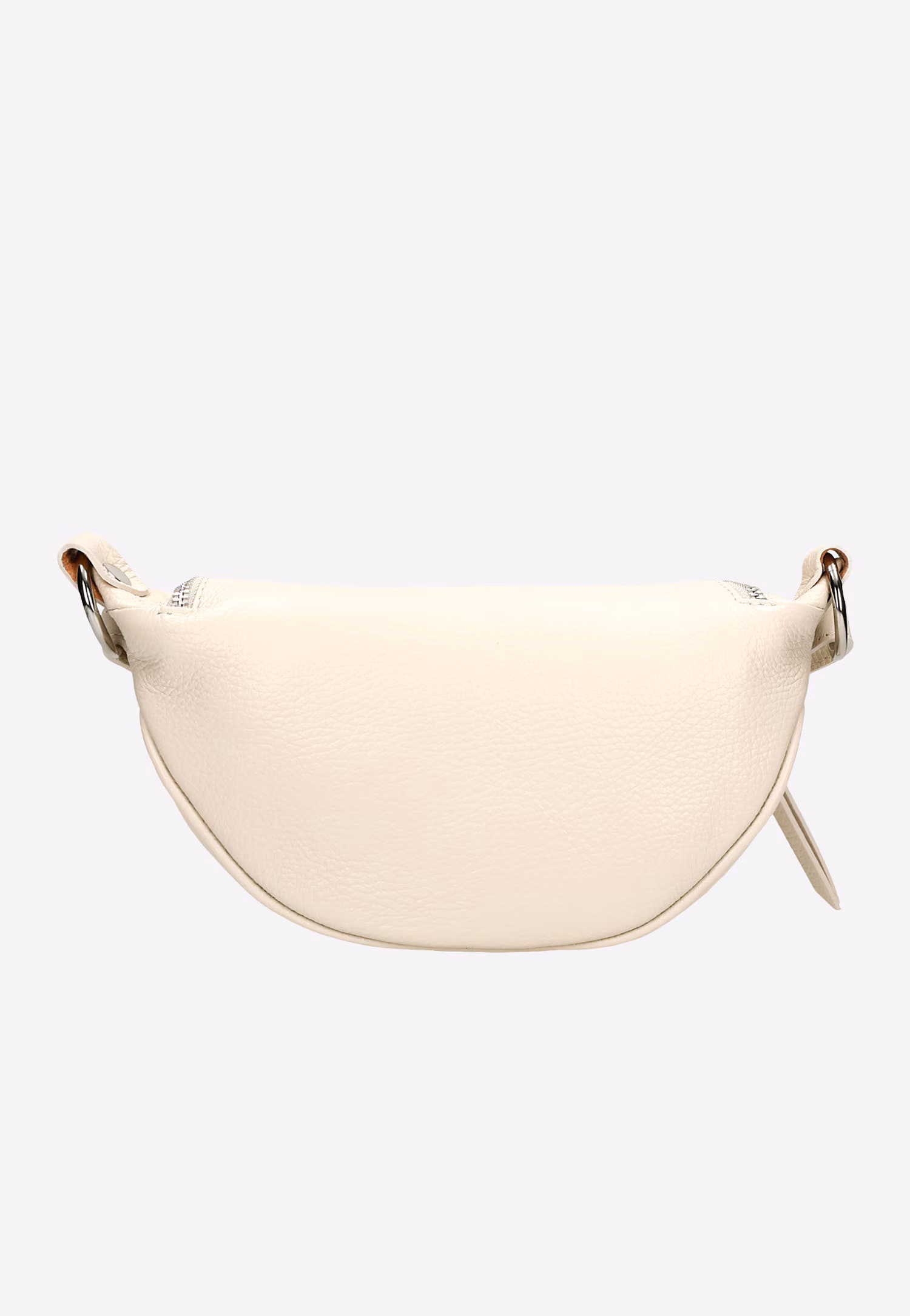 Biała saszetka damska z ozdobnym pikowaniem