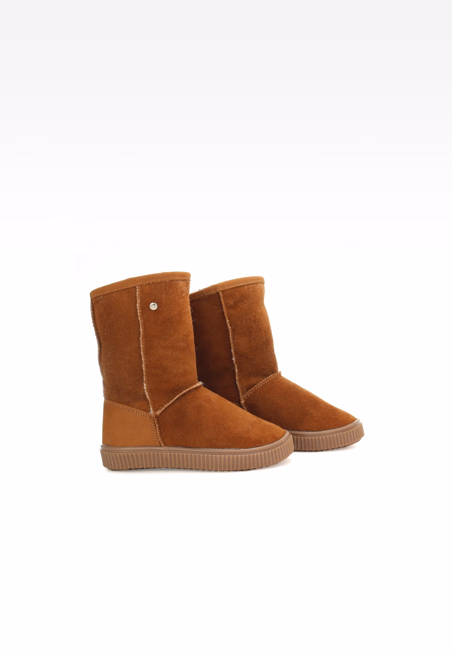 Botki ocieplane BARTEK T-447750/CAR, dla dziewcząt, brązowy