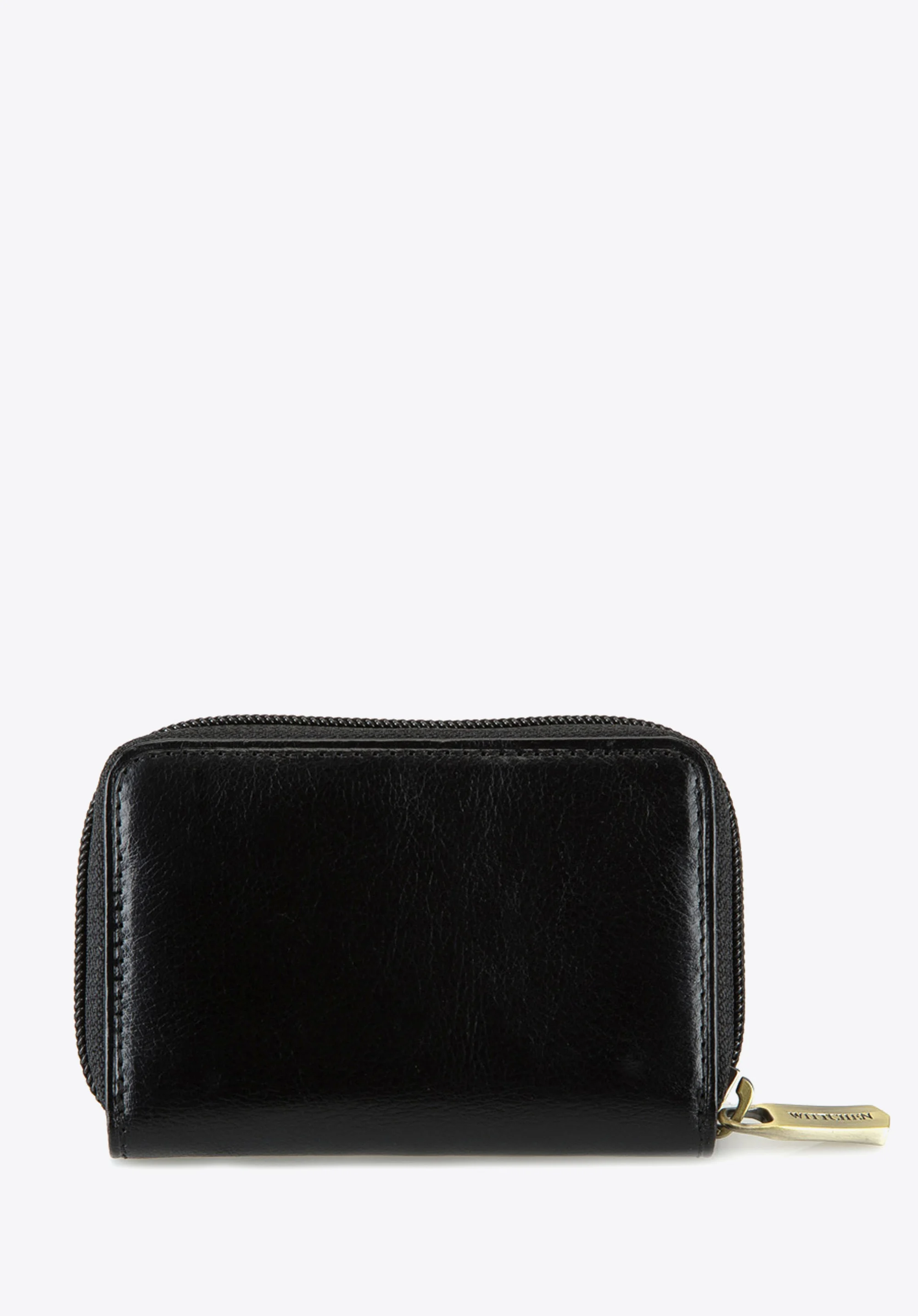 Etui na karty kredytowe skórzane na suwak