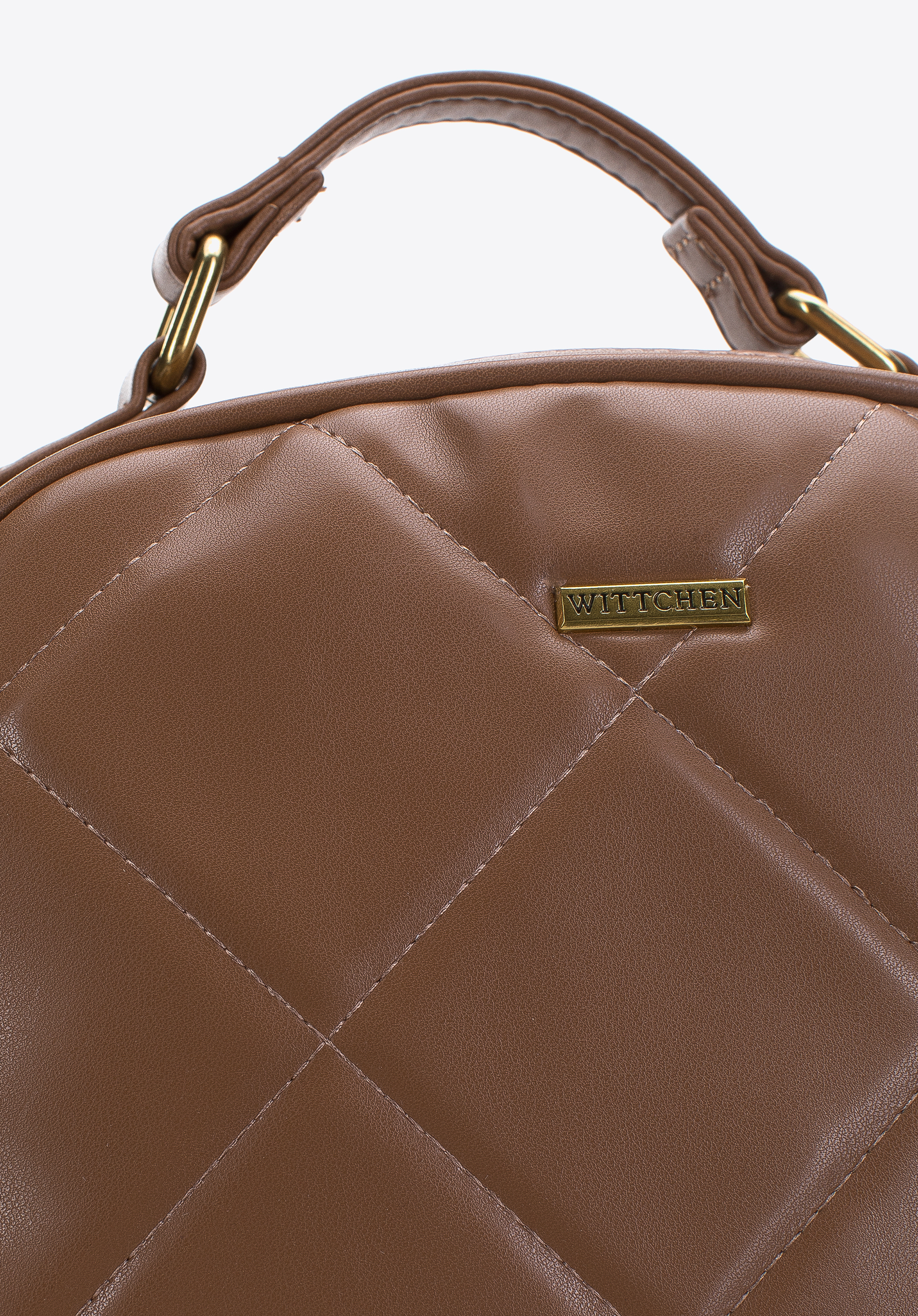 Damski plecak z geometrycznie pikowanym przodem