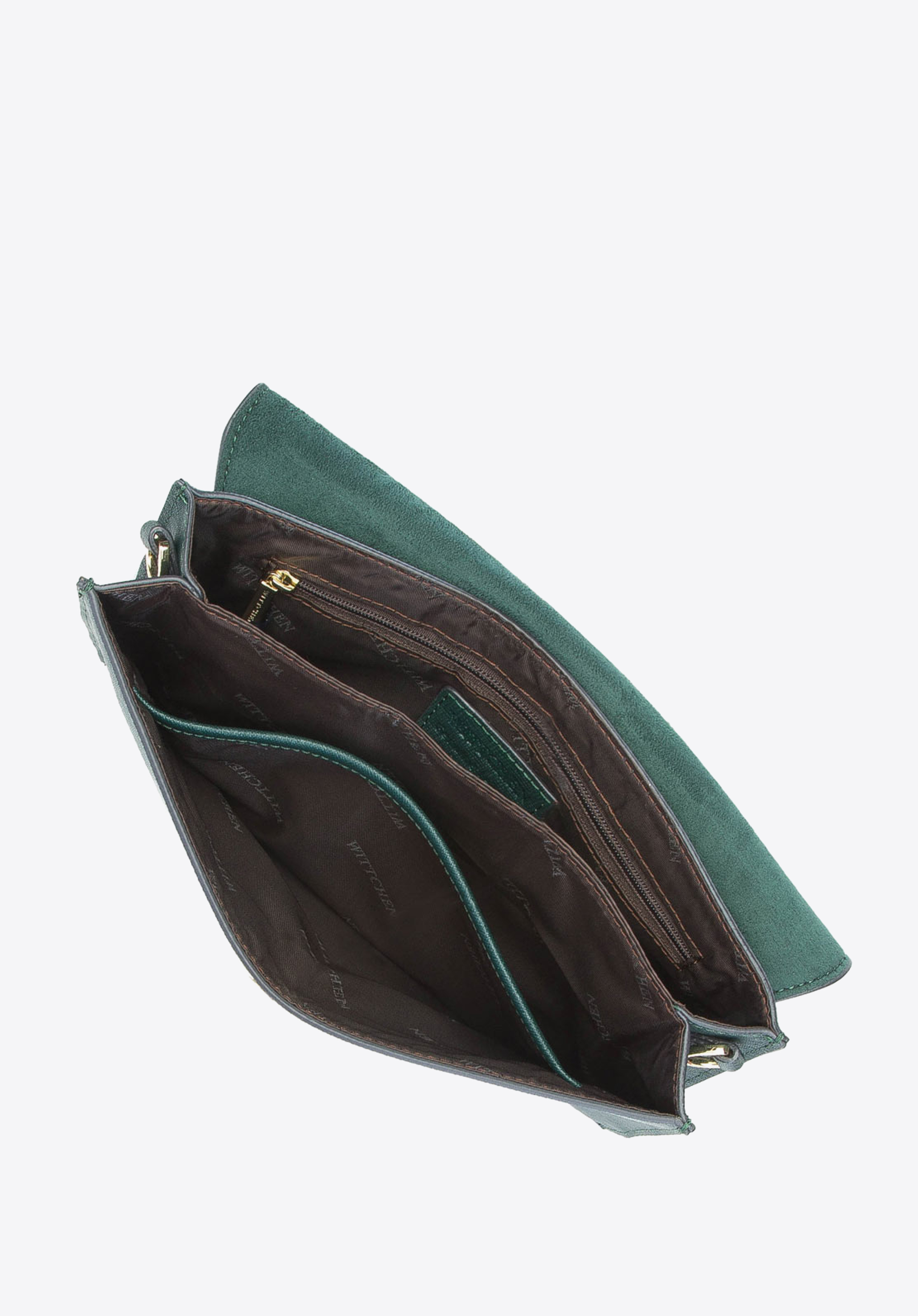 Torebka wieczorowa ze skóry saffiano