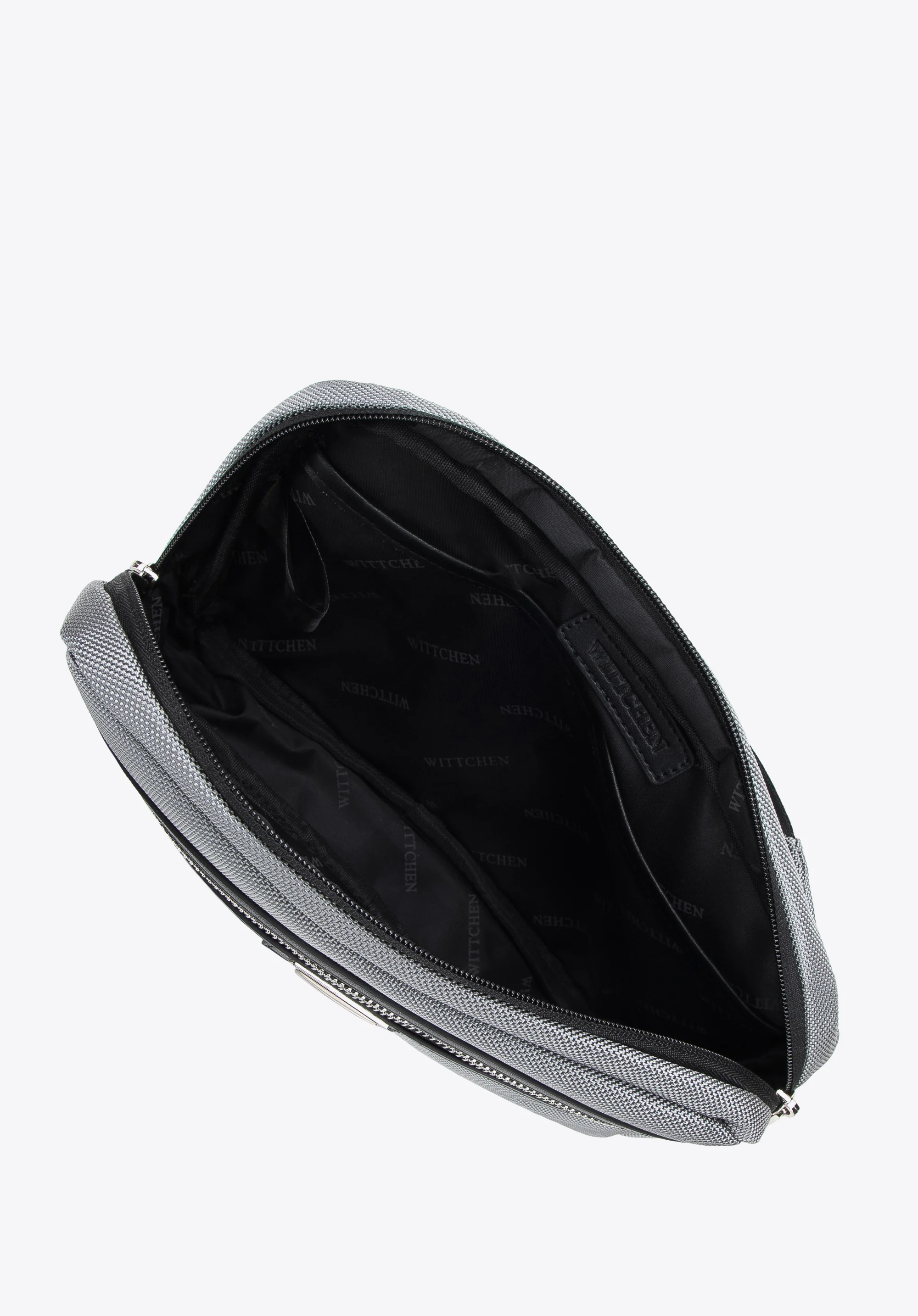 Męska torebka nerka z tasiemką