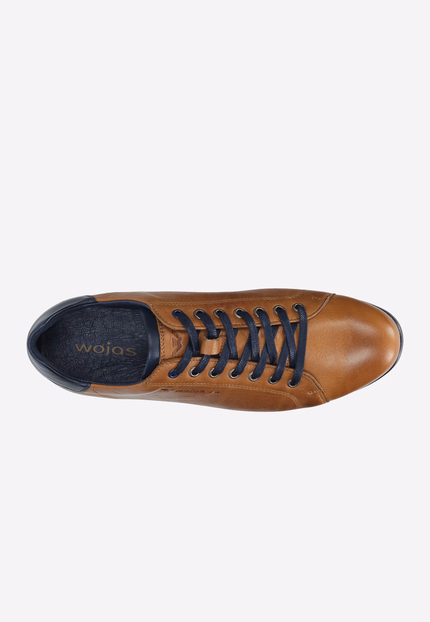 Granatowe sneakersy męskie z dwoiny welurowej