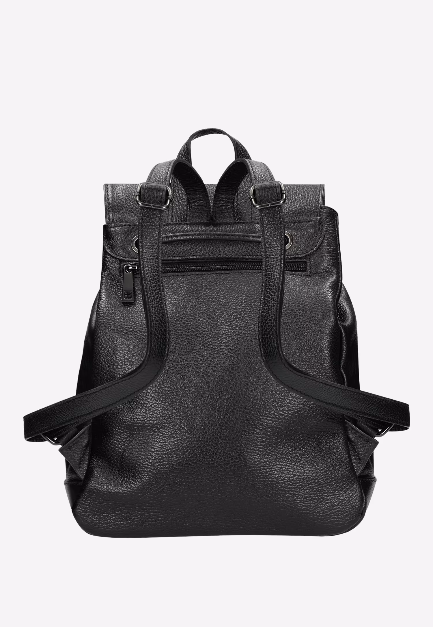 Plecak damski beżowy ze skóry naturalnej