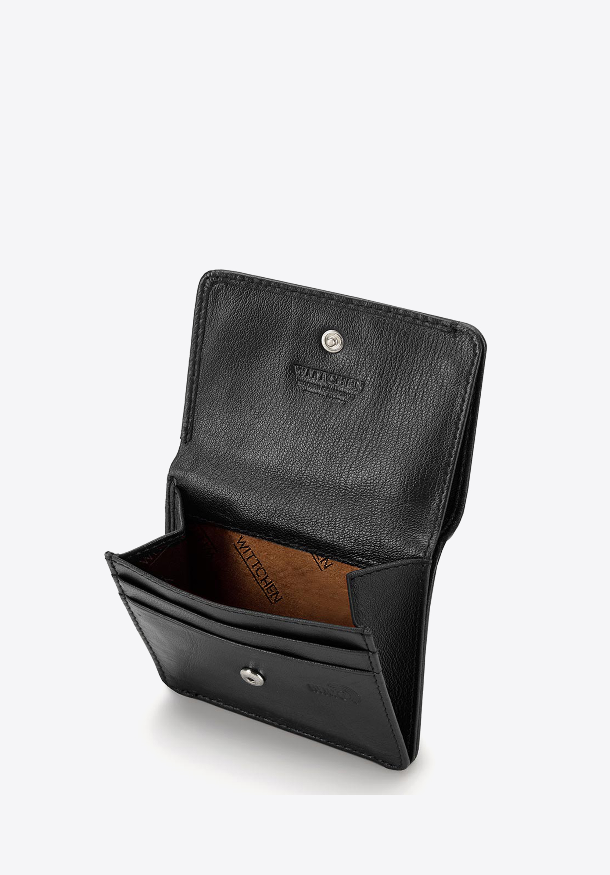 Damski portfelik ze skóry kwadratowy