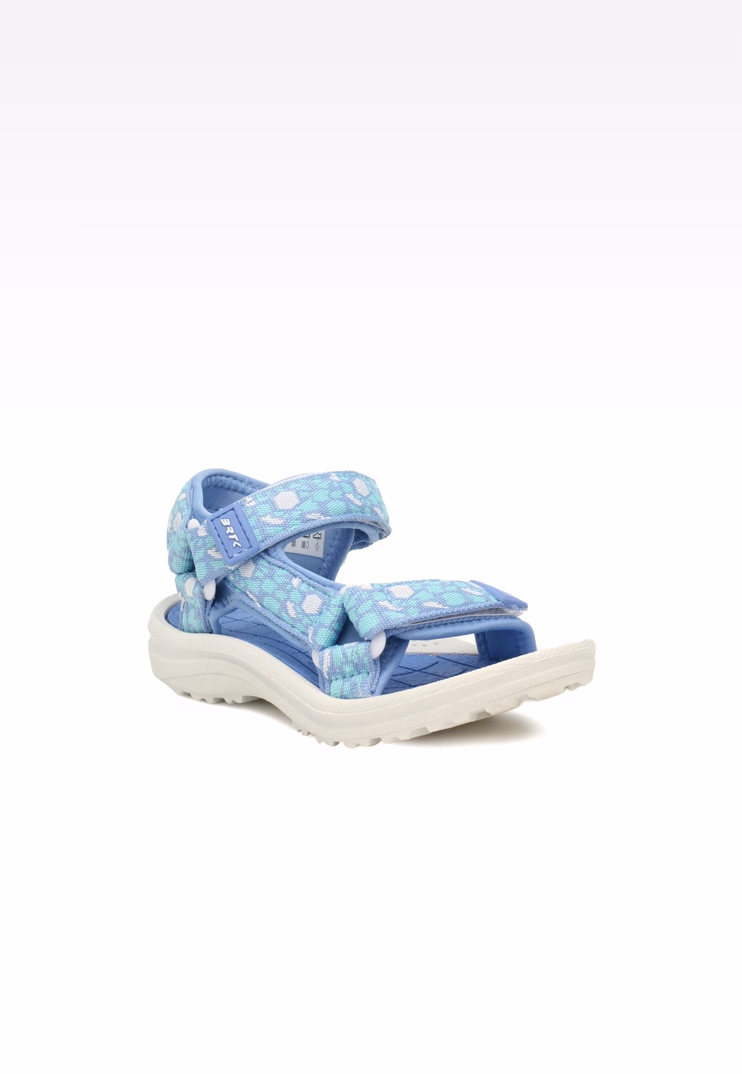 Sandały BARTEK 19058001, dla dziewcząt, czarno-szary