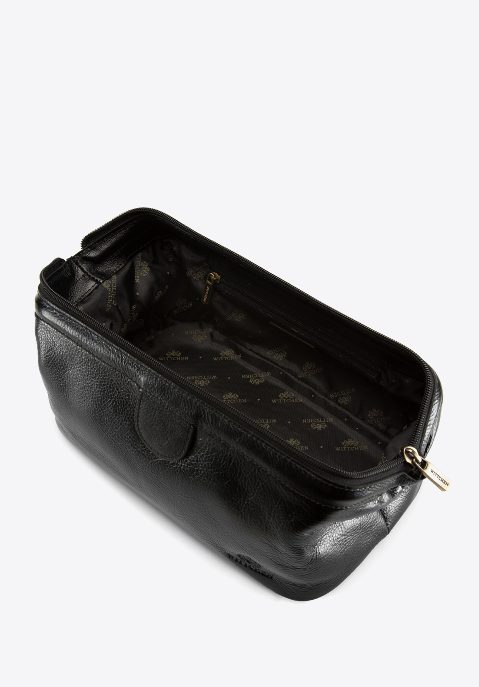 Kosmetyczka skórzana zwijana