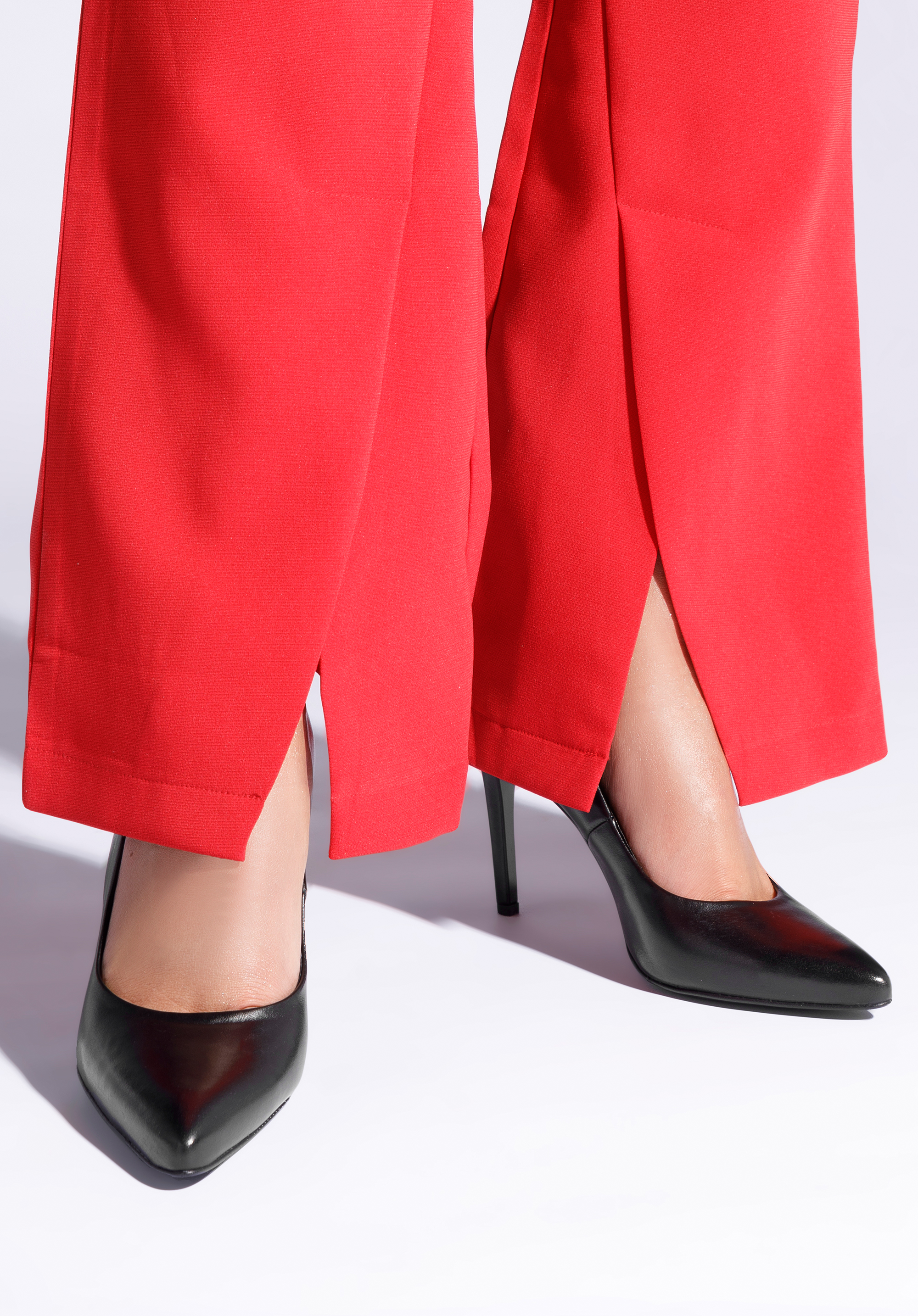 Szpilki ze skóry klasyczne