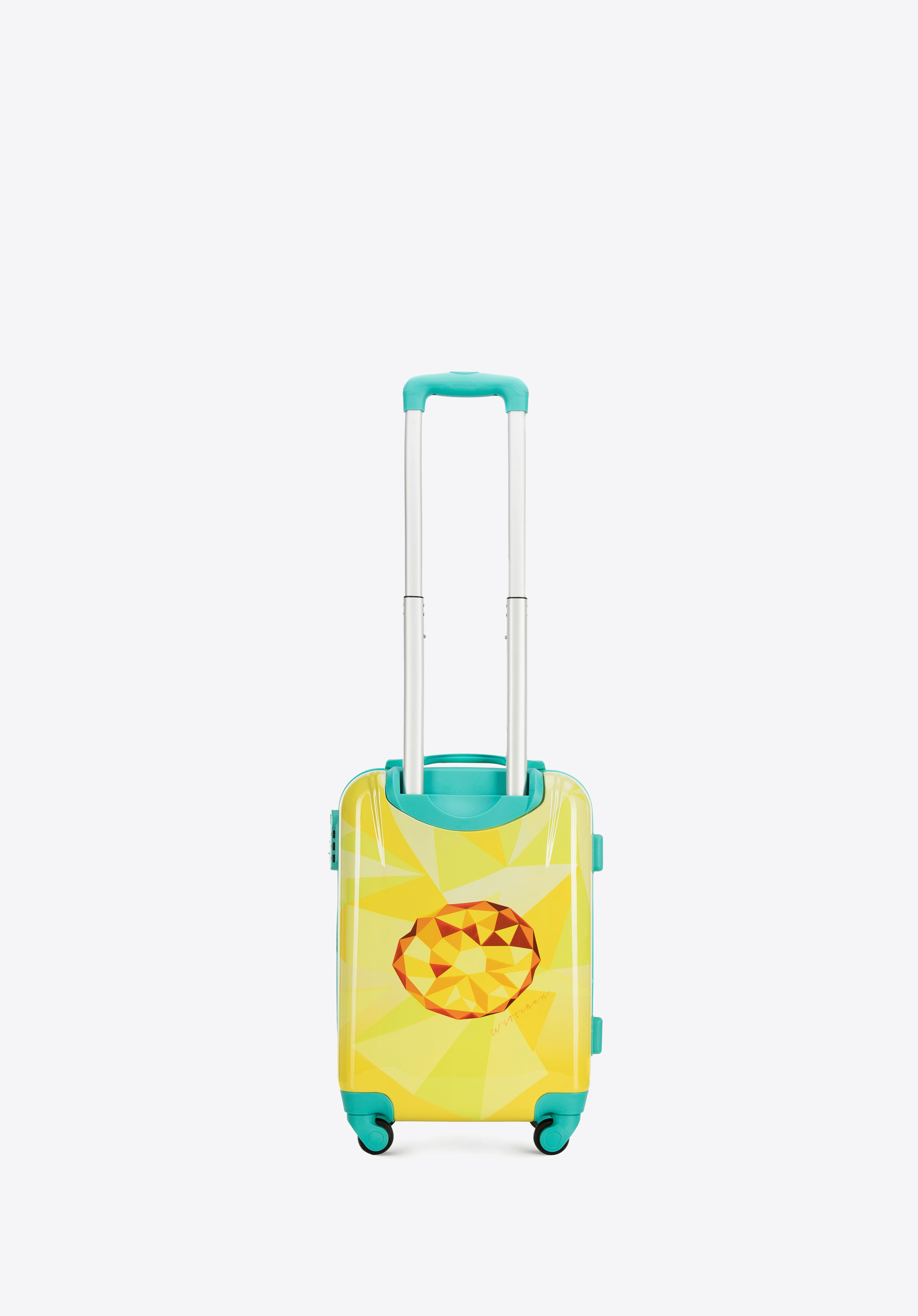 Walizka kabinowa z ABS-u z nadrukiem