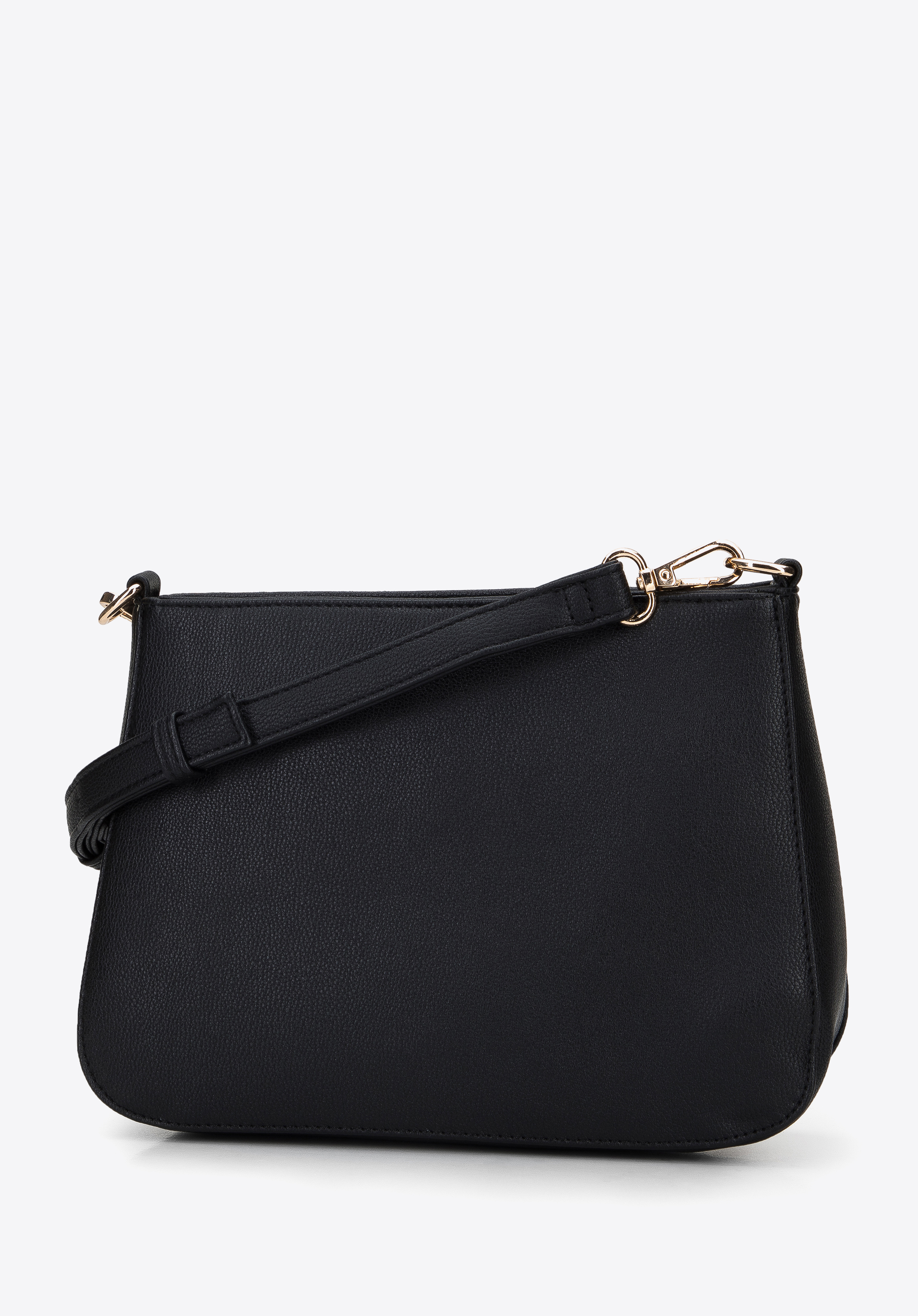 Damska listonoszka z ozdobną wstawką w zwierzęcy wzór