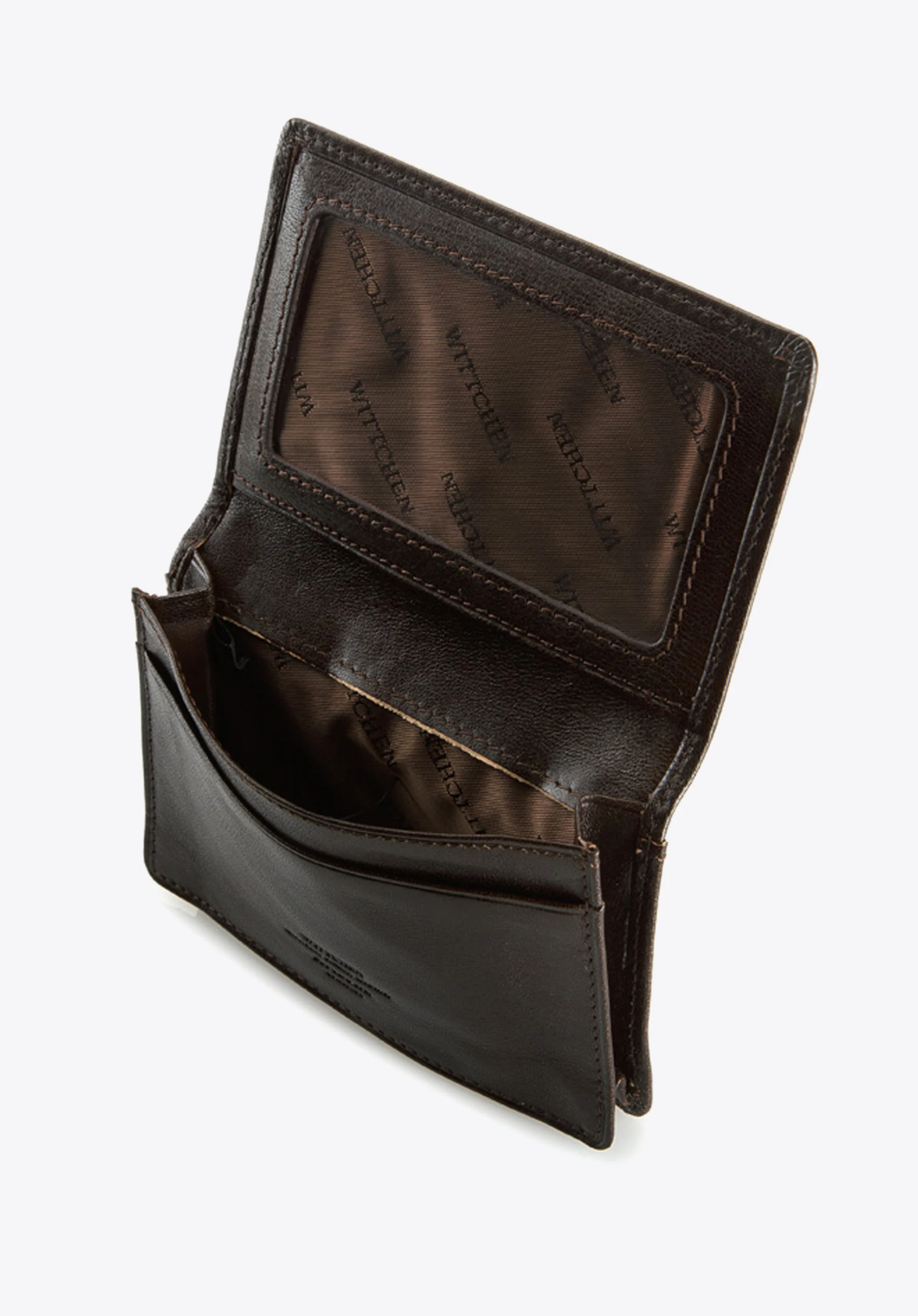 Etui na wizytówki skórzane z herbem