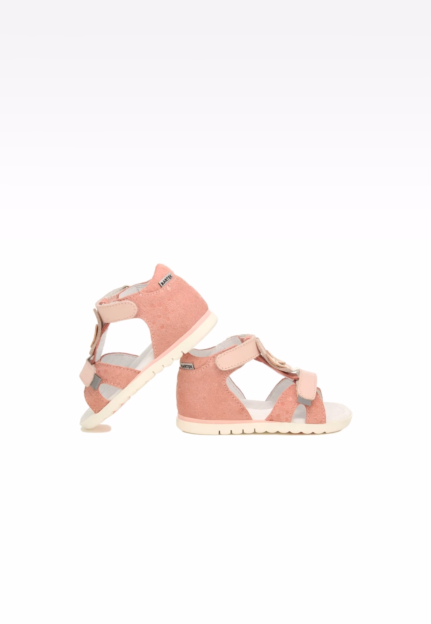 Sandały BARTEK 11414009, dla dziewcząt, szary