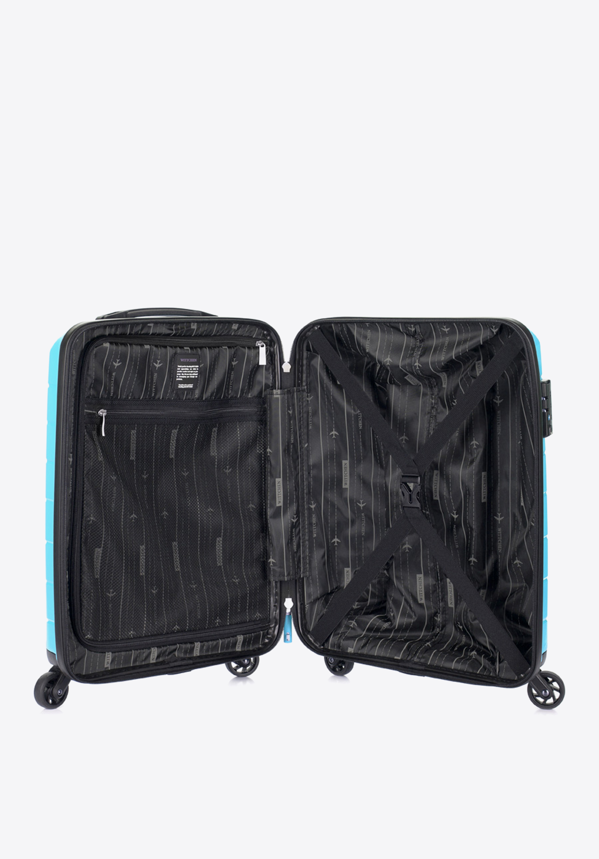 Walizka kabinowa z polipropylenu żłobiona