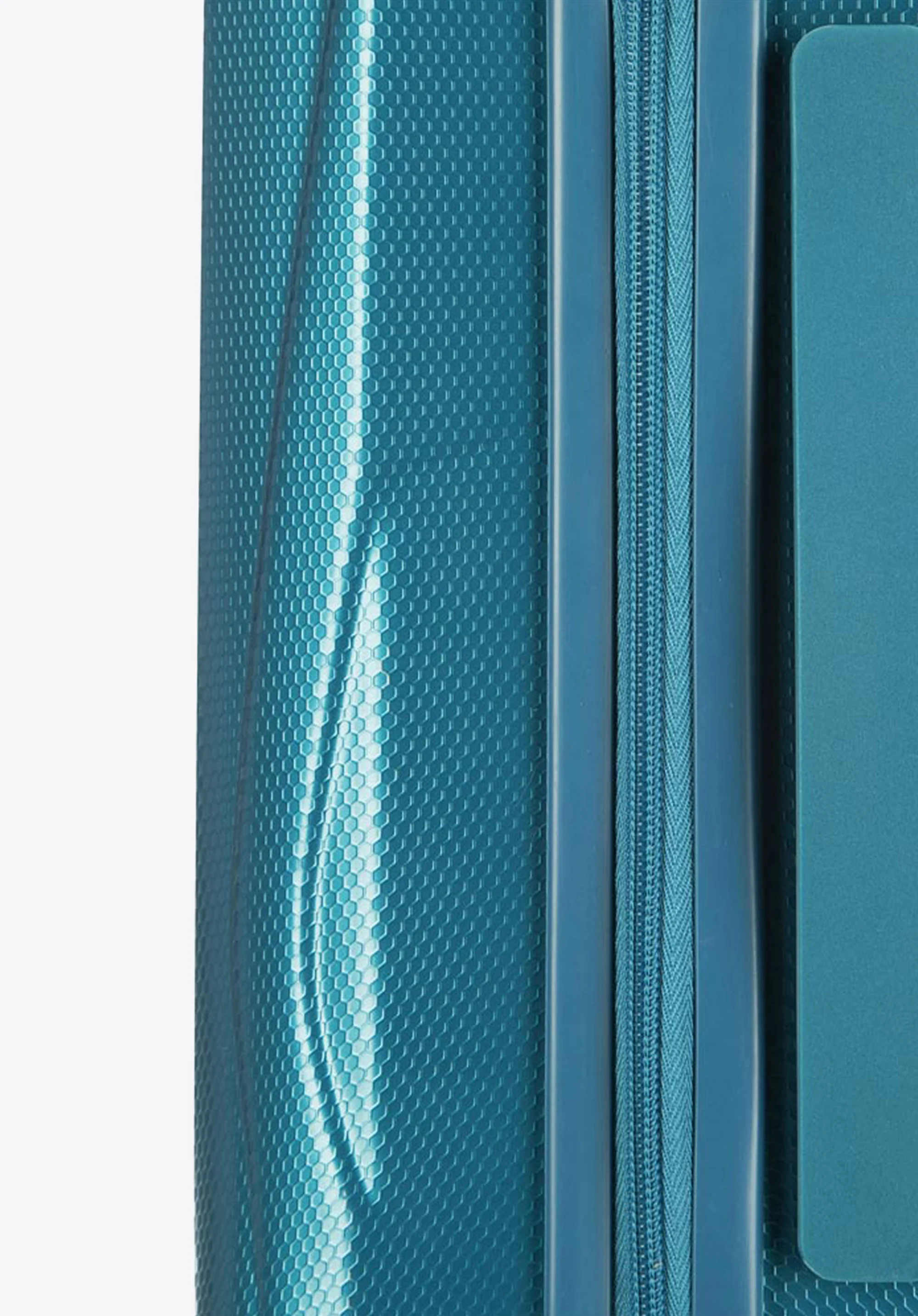 Walizka kabinowa z polikarbonu geometryczna