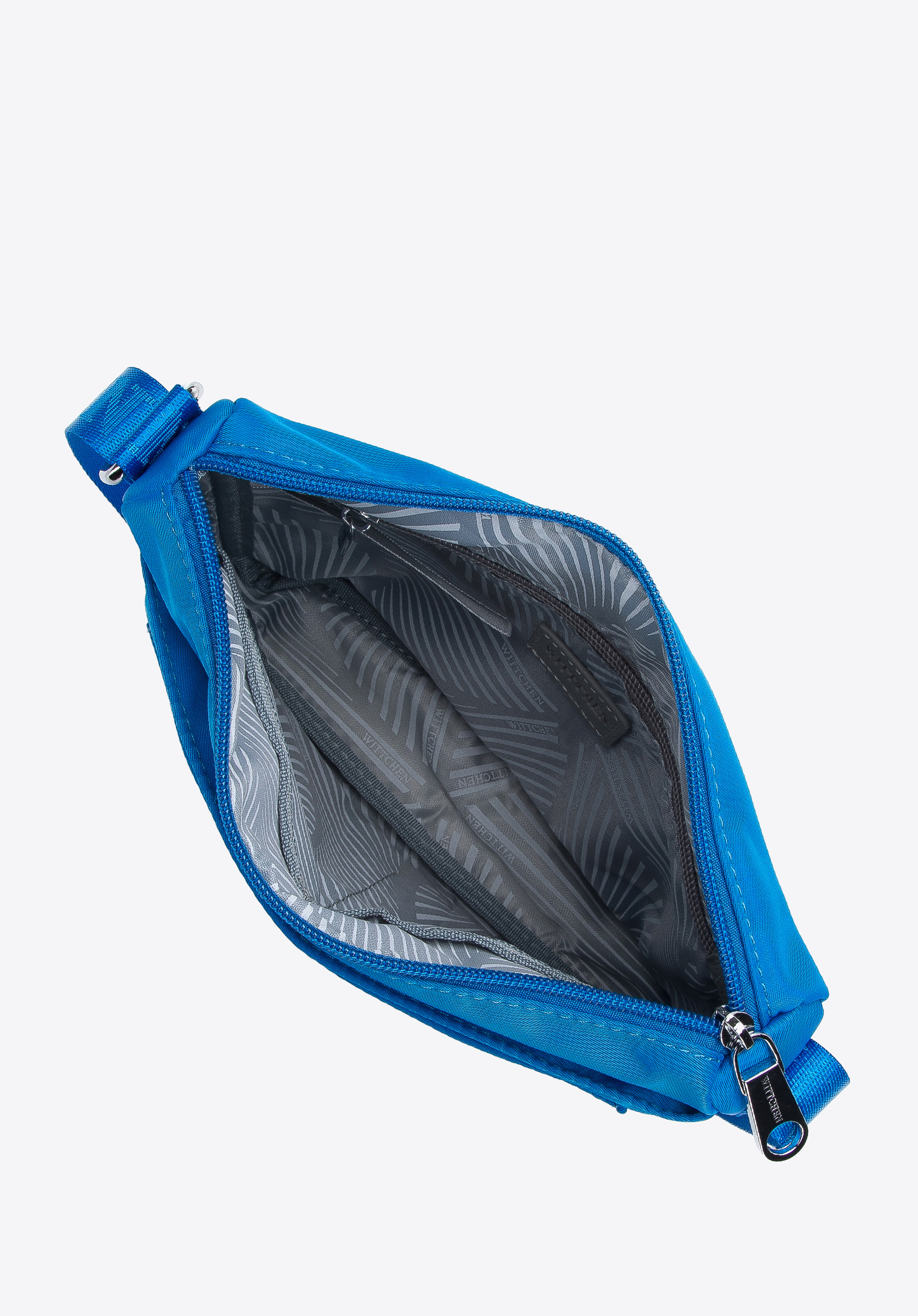 Damska listonoszka z nylonu z krytą kieszenią