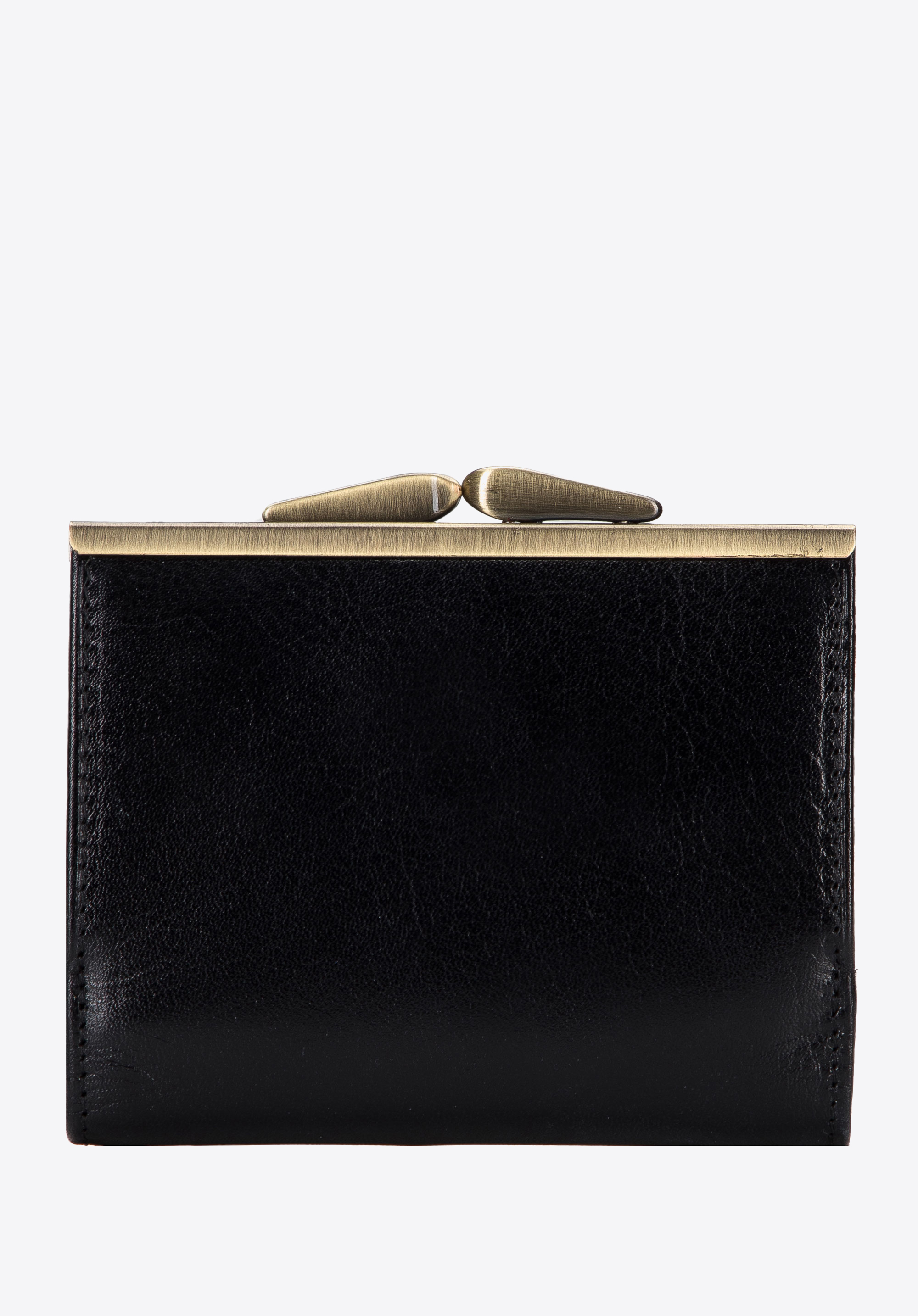 Damski portfel ze skóry na bigiel mały