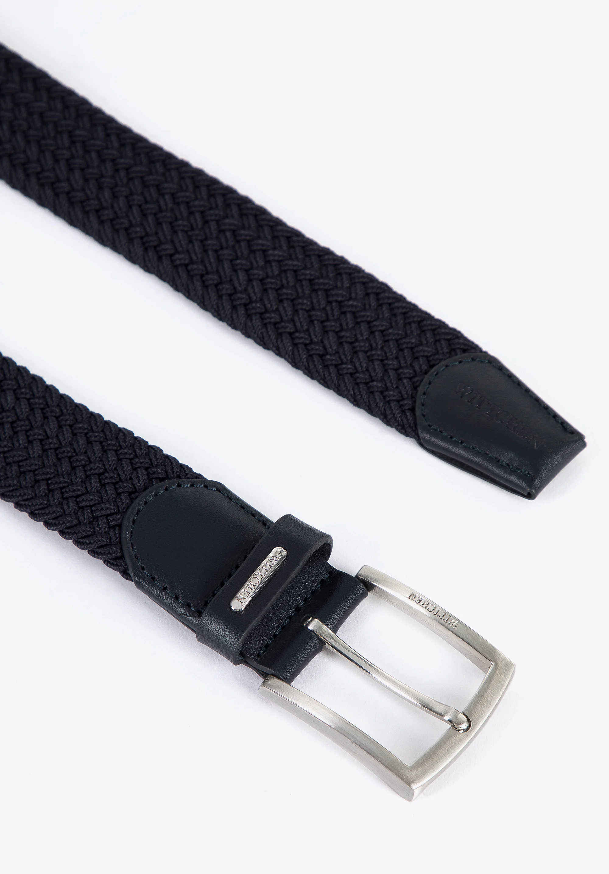 Męski pasek z plecionki