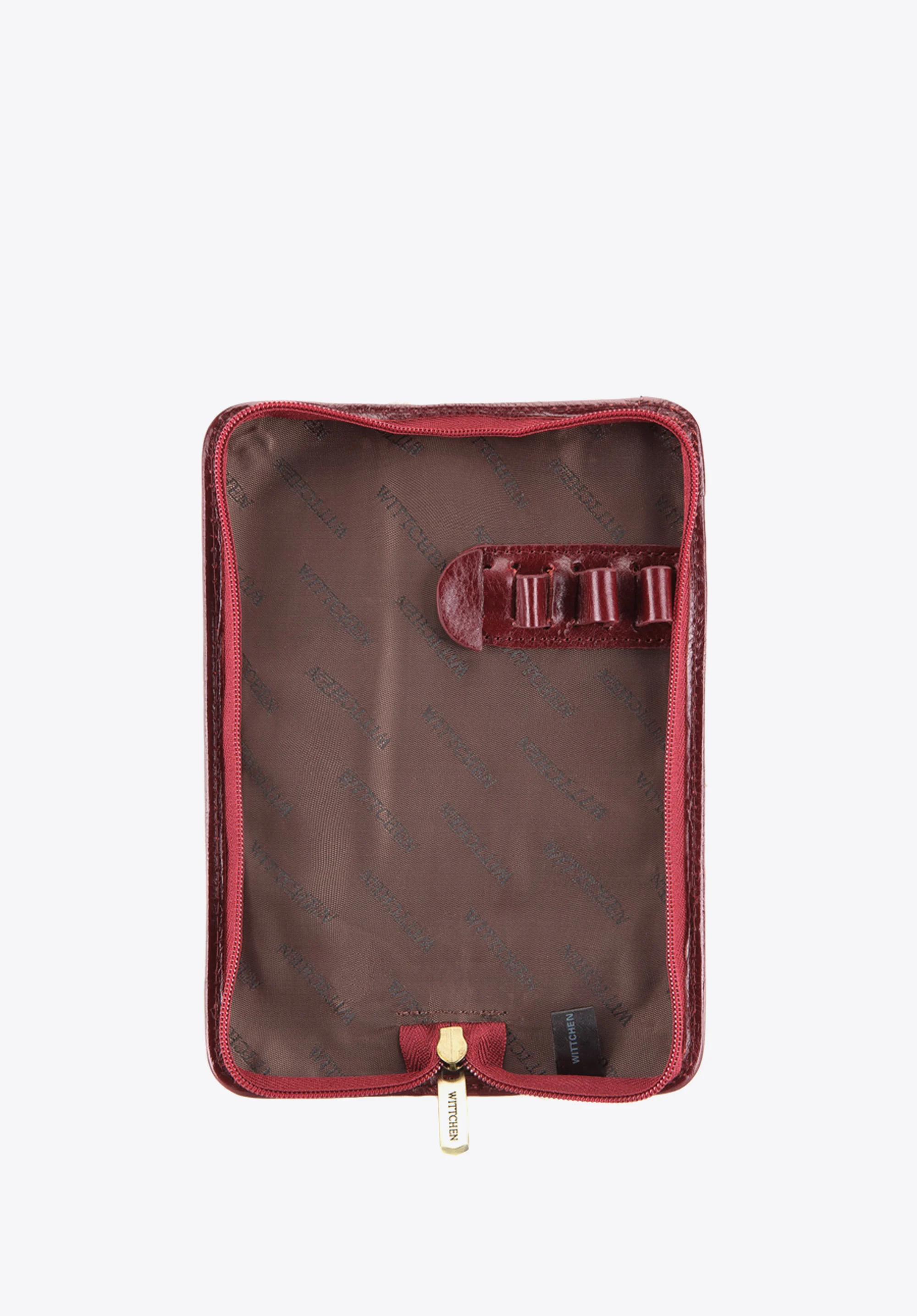 Etui na długopisy ze skóry lakierowanej