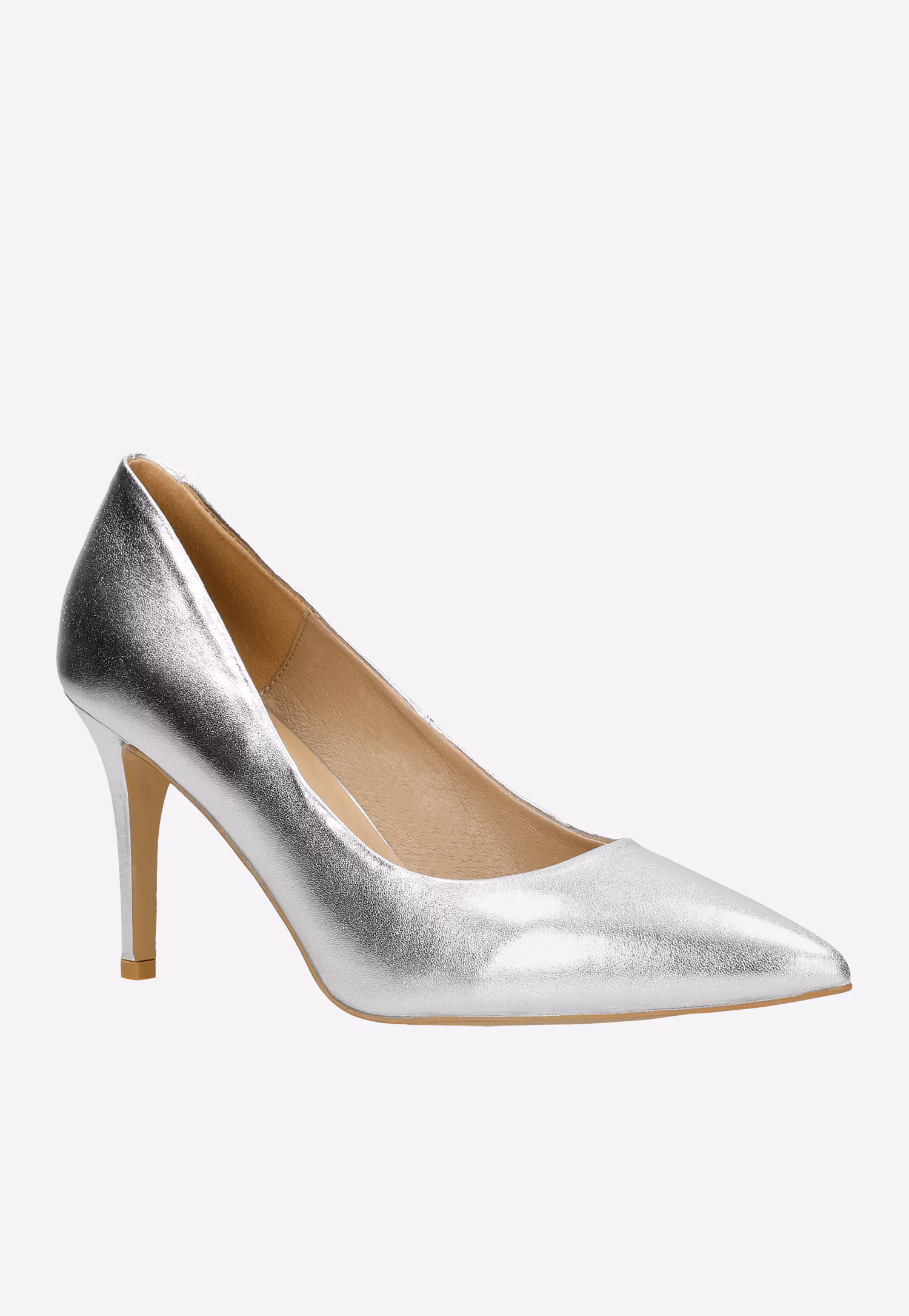 Czarne klasyczne czółenka damskie welurowe