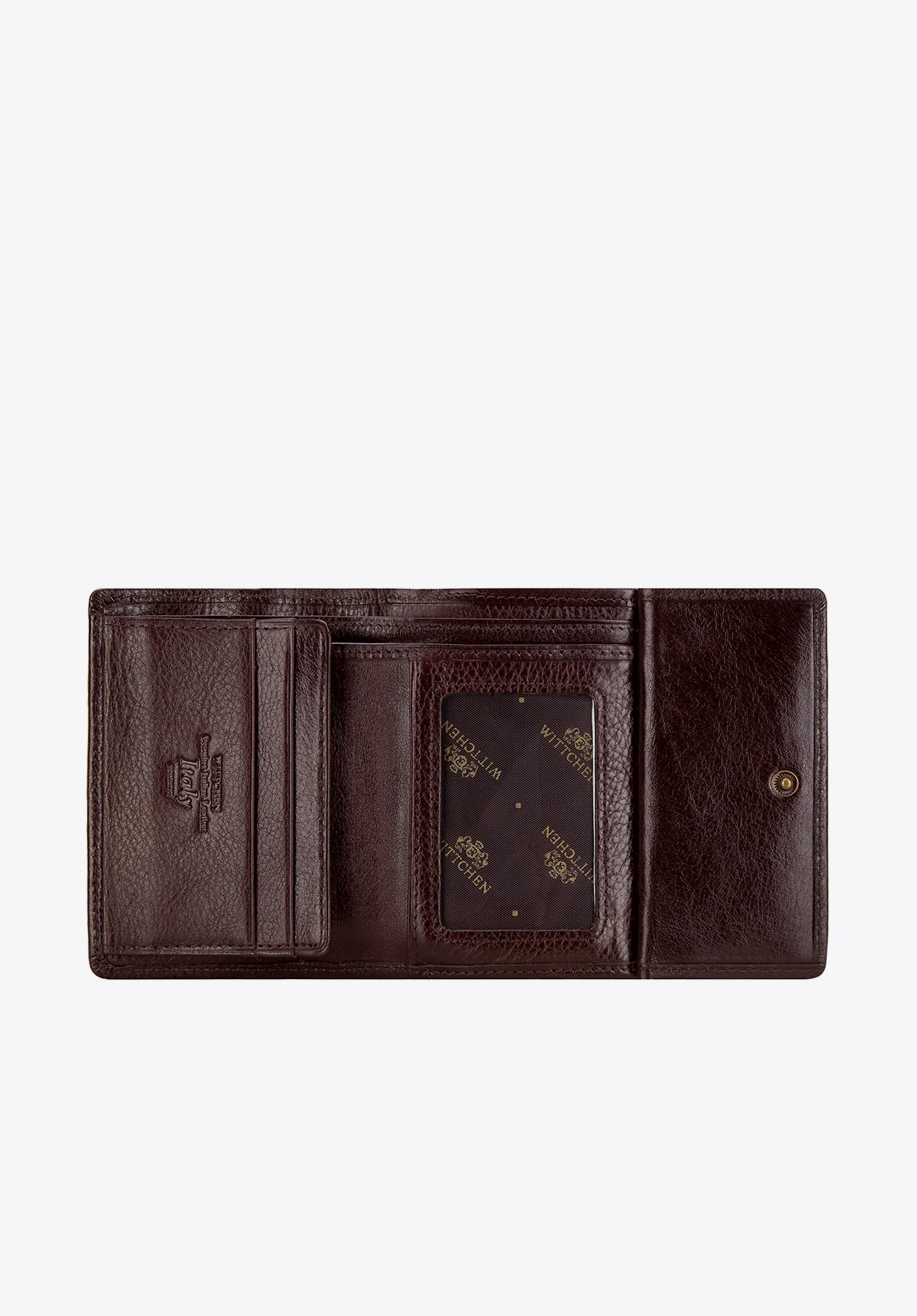 Damski portfel ze skóry na bigiel mały