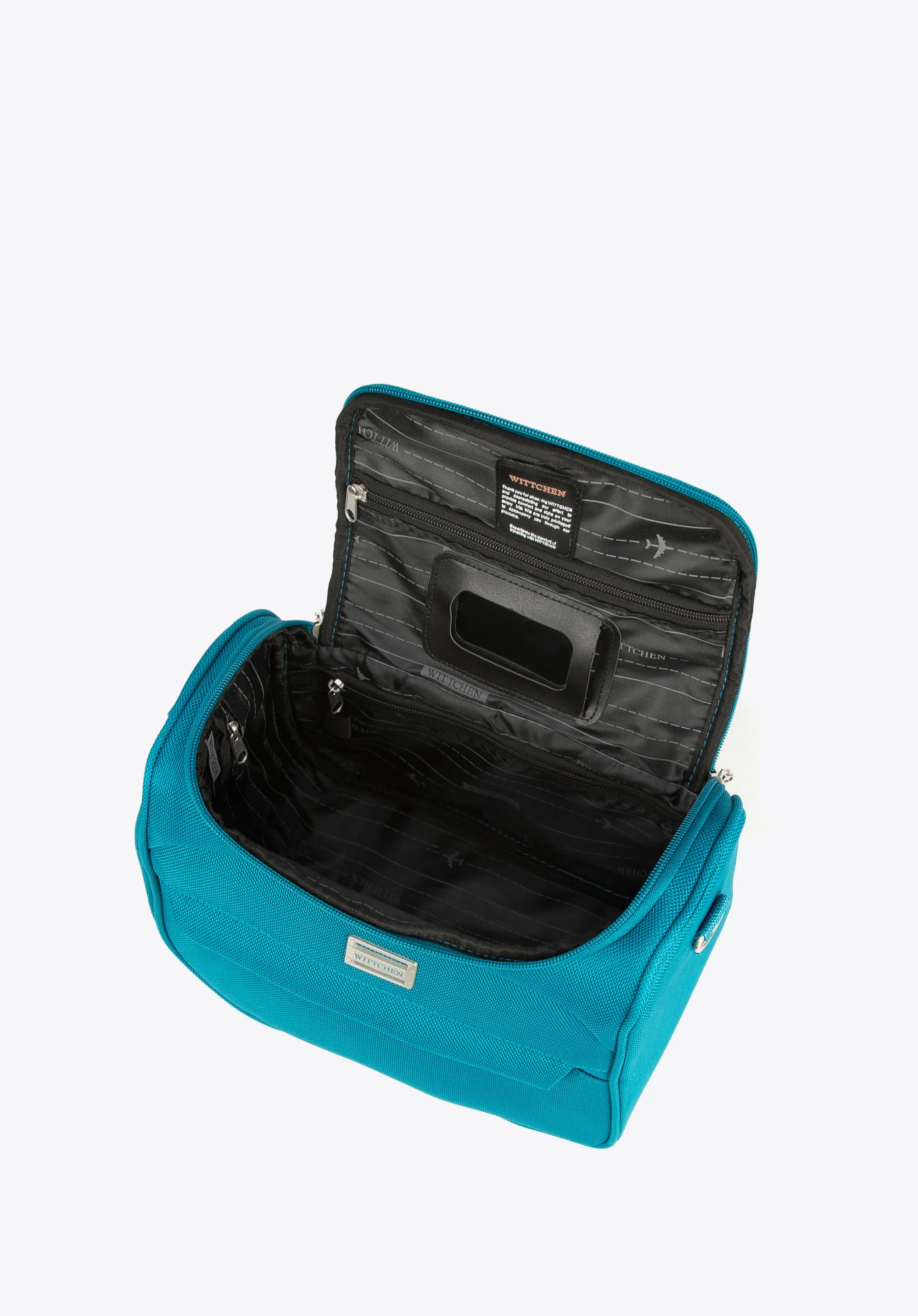 Mała walizka miękka jednokolorowa