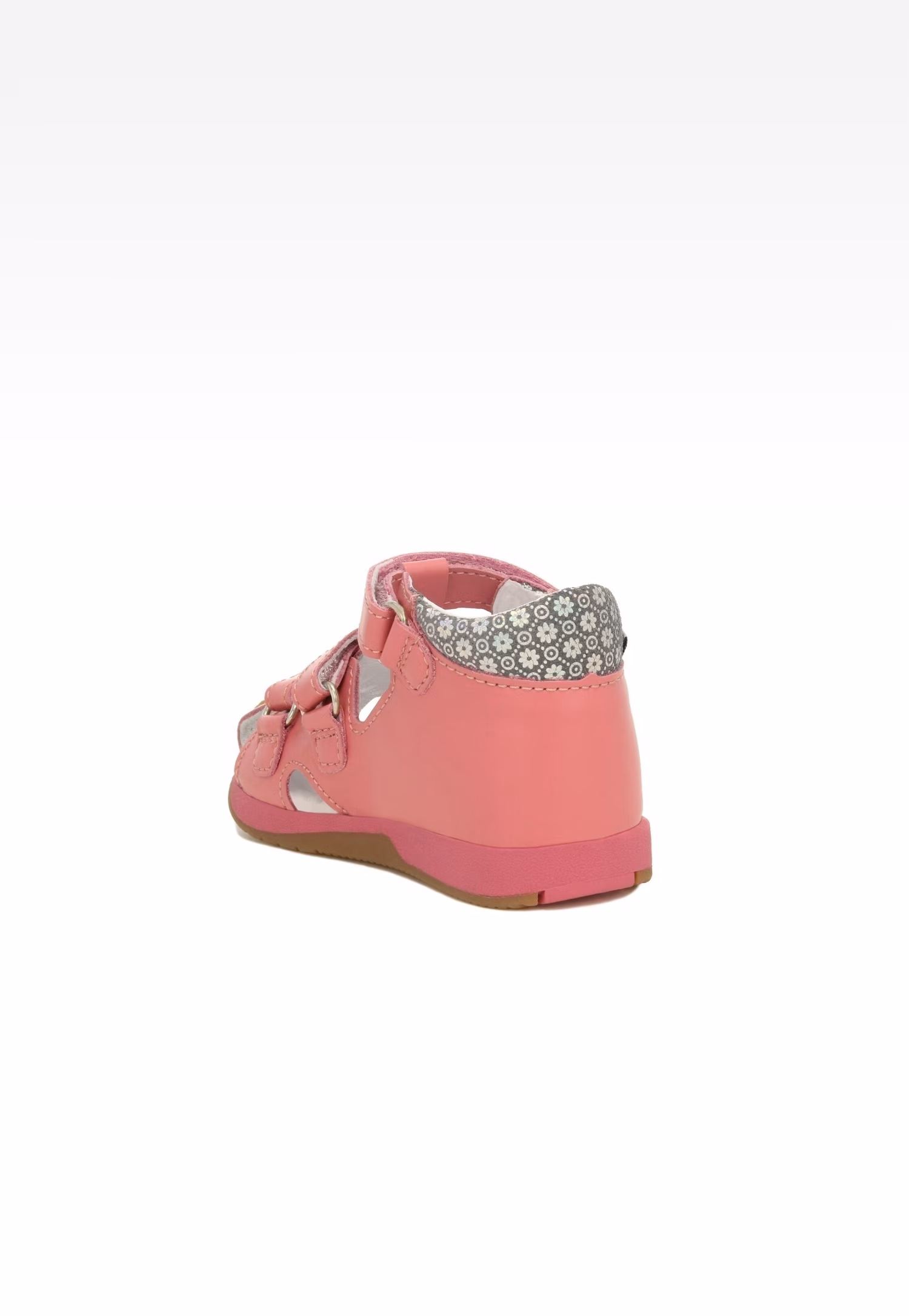 Sandały BARTEK 81021-008, dla dziewcząt, różowo-szary
