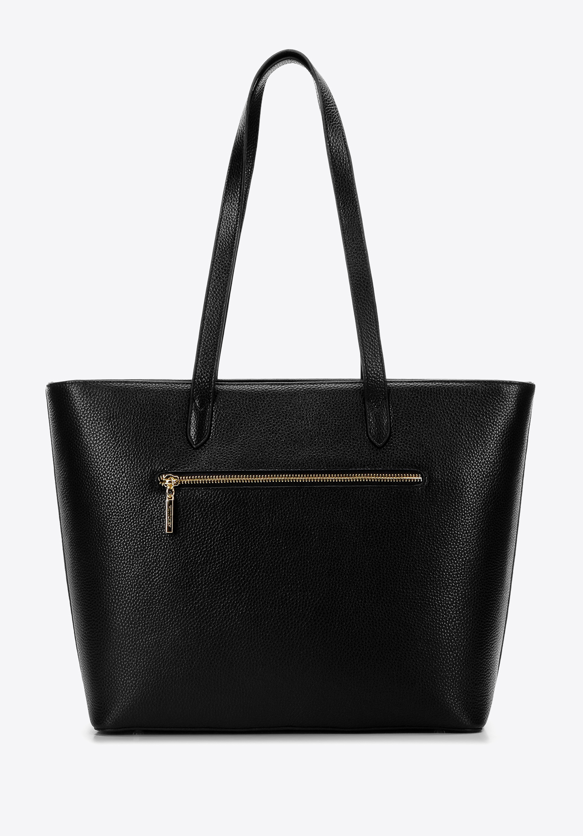 Torebka shopperka skórzana prosta