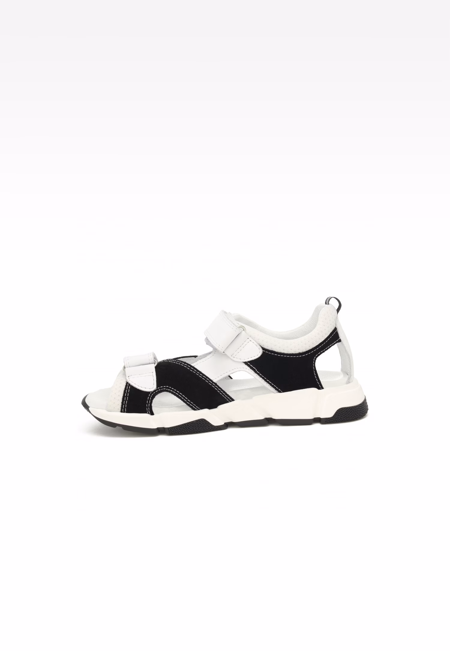 Sandały BARTEK 19119003, dla chłopców, czarno-biały