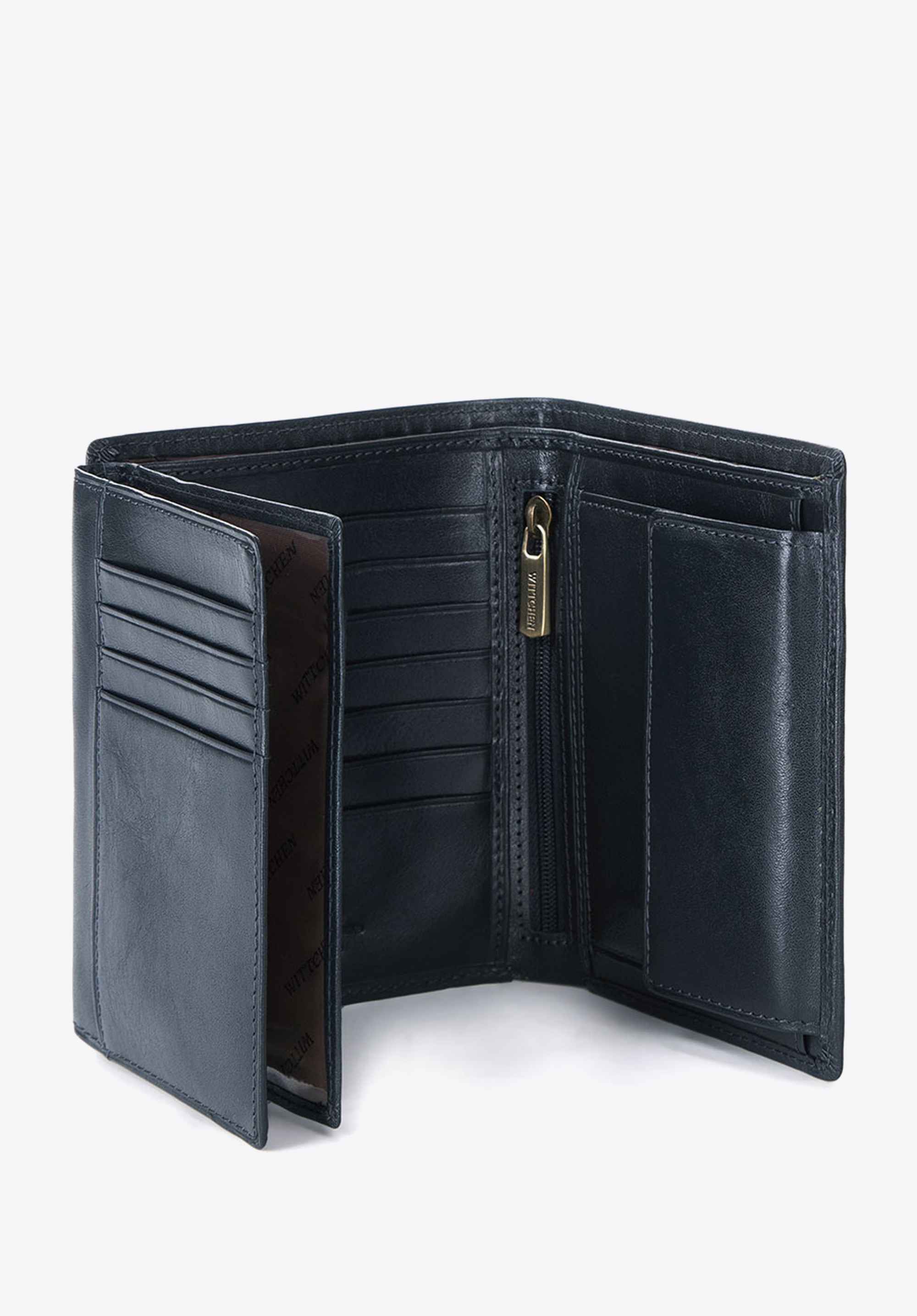 Męski portfel skórzany rozkładany duży