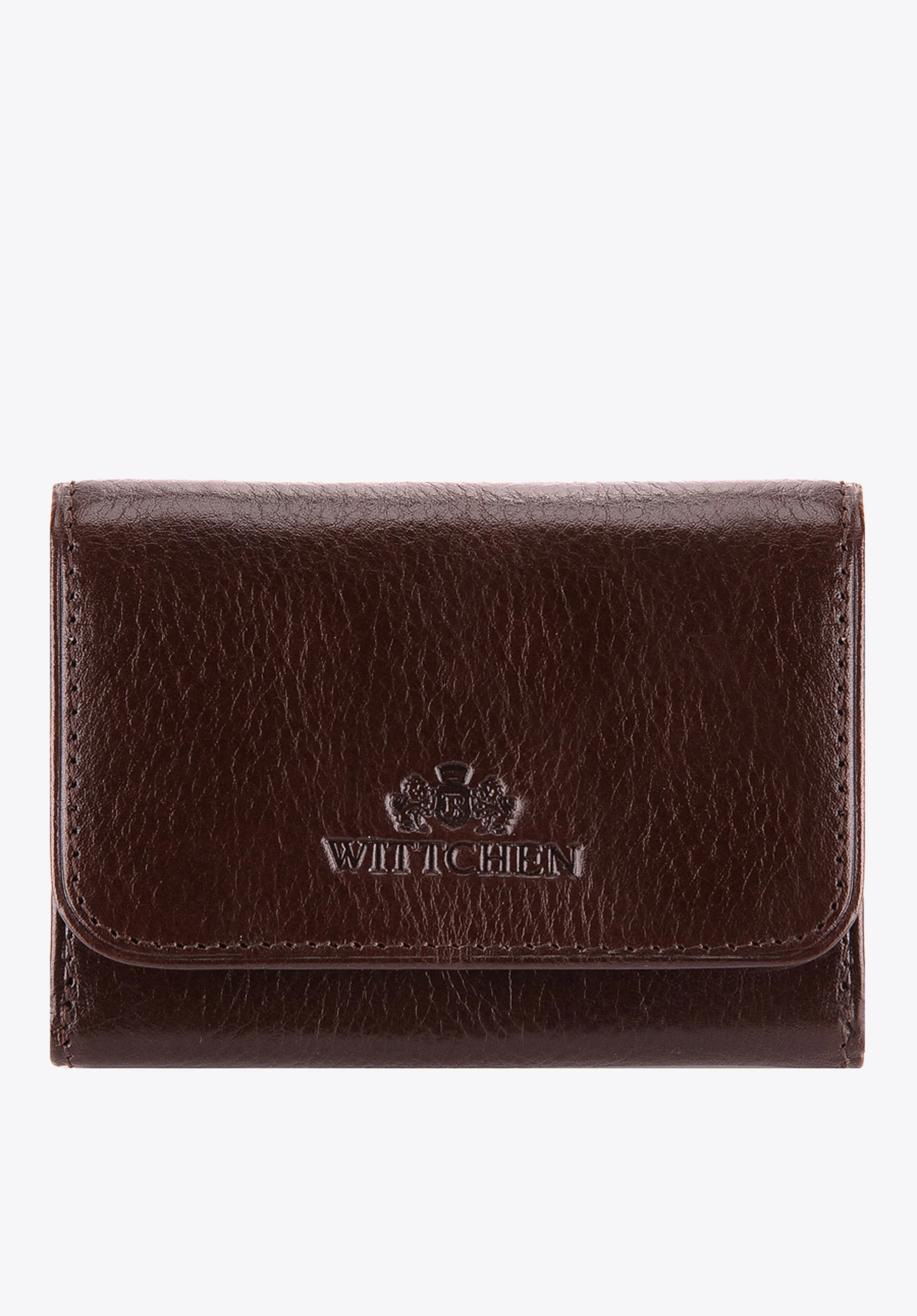 Portfel skórzany mały na zatrzask