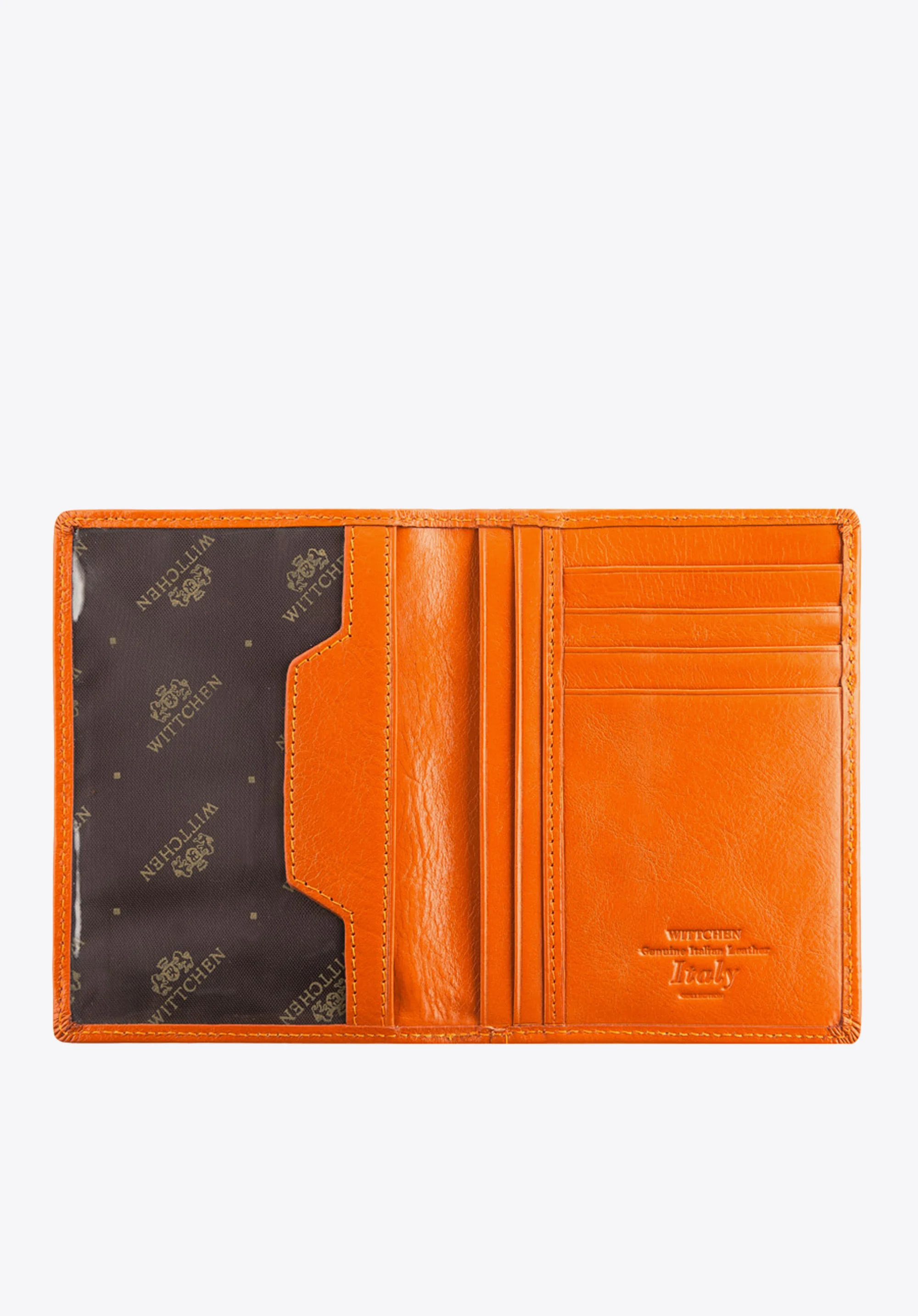 Etui na dokumenty skórzane z kieszenią