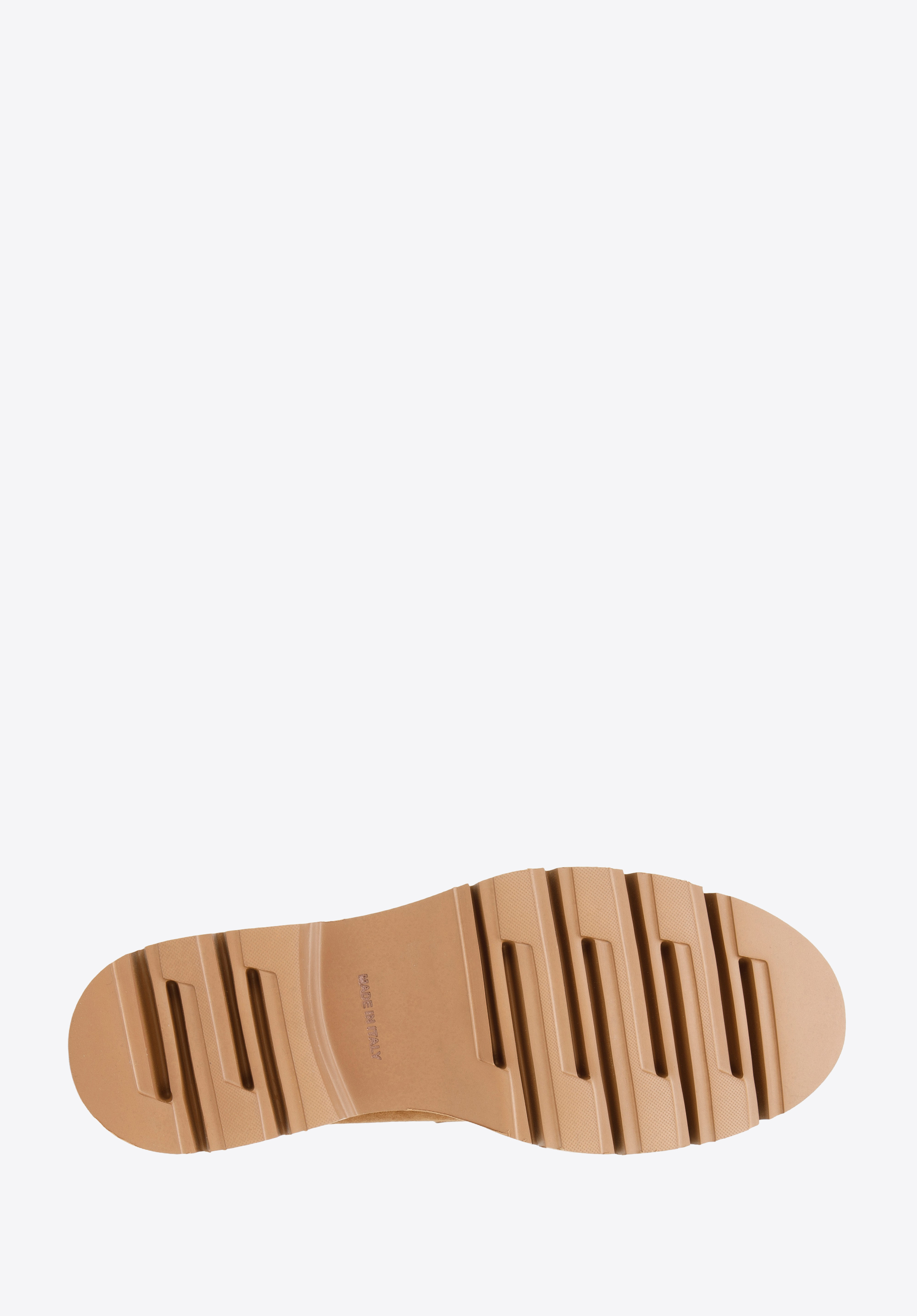 Damskie mokasyny zamszowe z klamerką na platformie