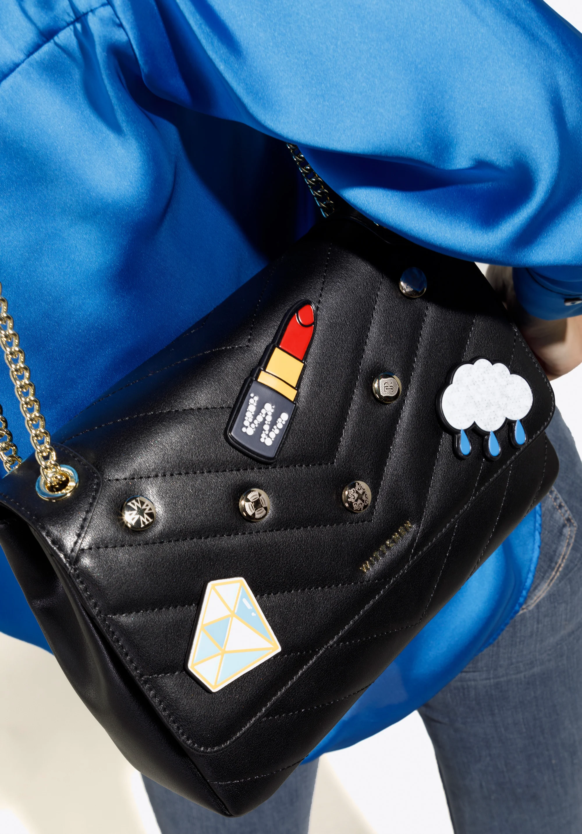 Zestaw przypinek skórzanych – 3 sztuki