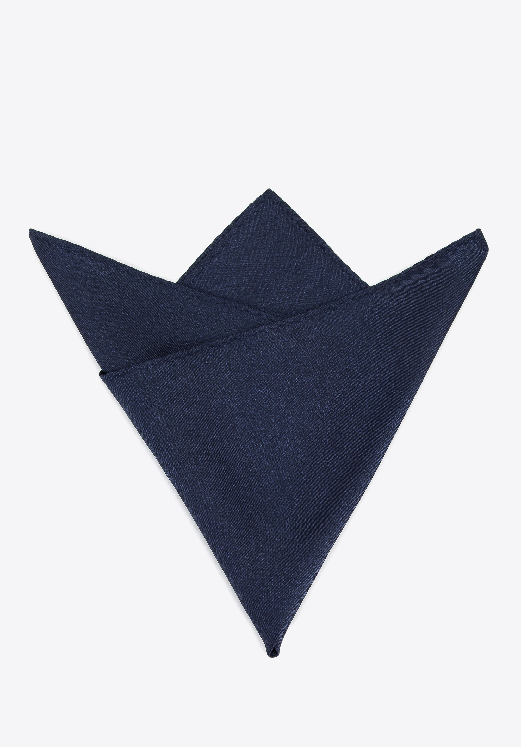 Poszetka z jedwabiu jednokolorowa