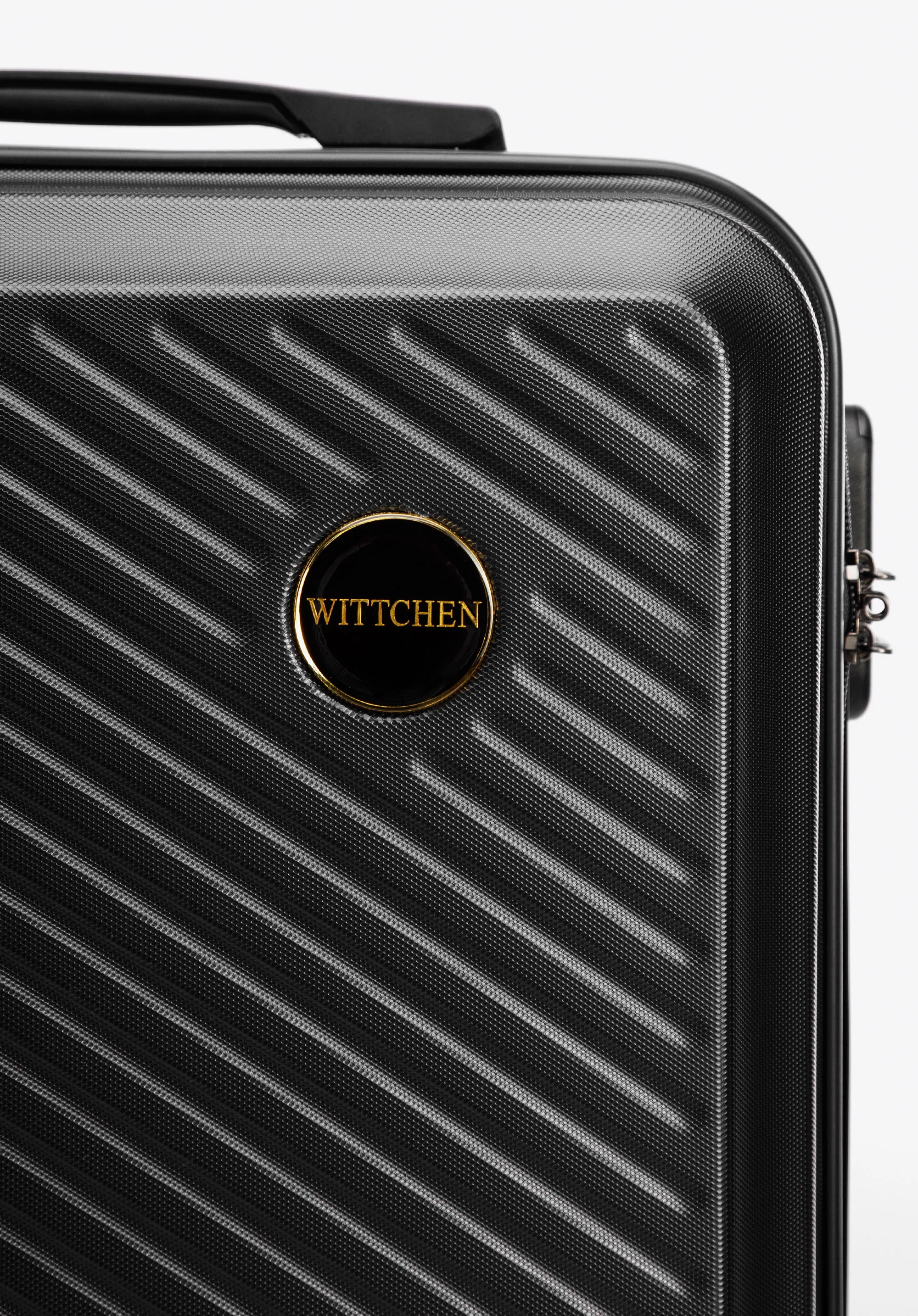 Walizka kabinowa z ABS-u w ukośne paski