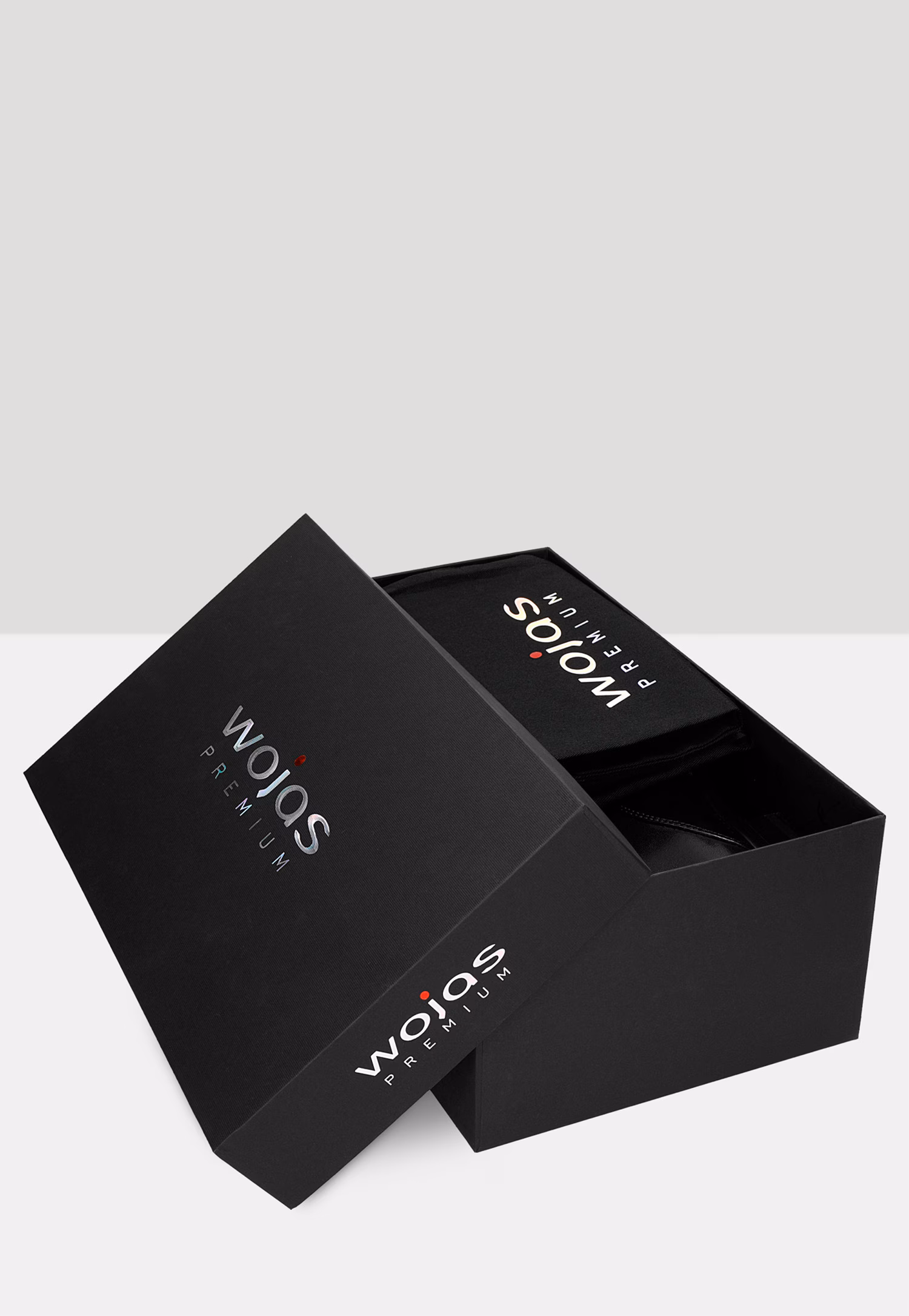 Wizytowe półbuty męskie w kolorze czarnym - linia PREMIUM