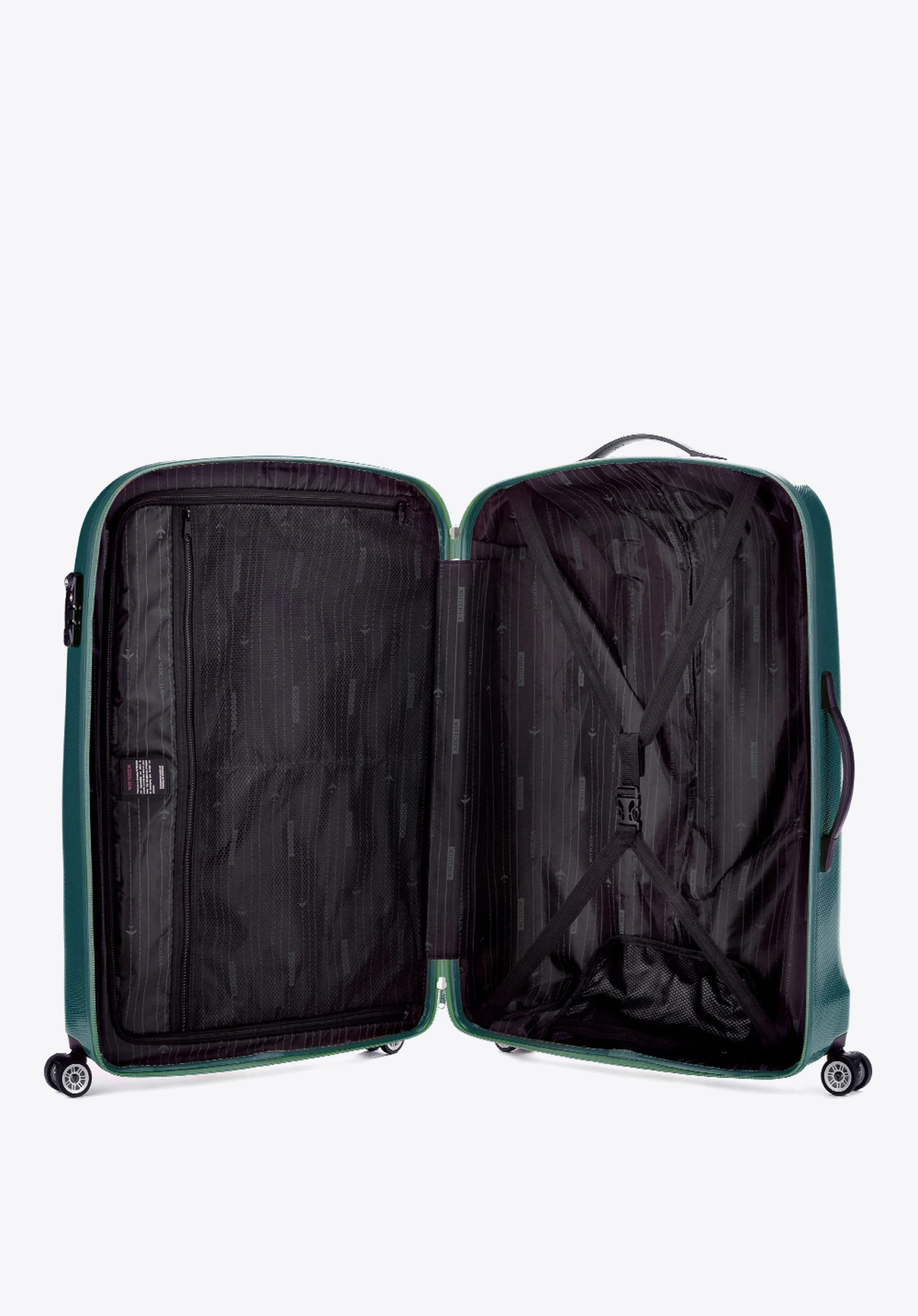 Walizka kabinowa z polikarbonu jednokolorowa