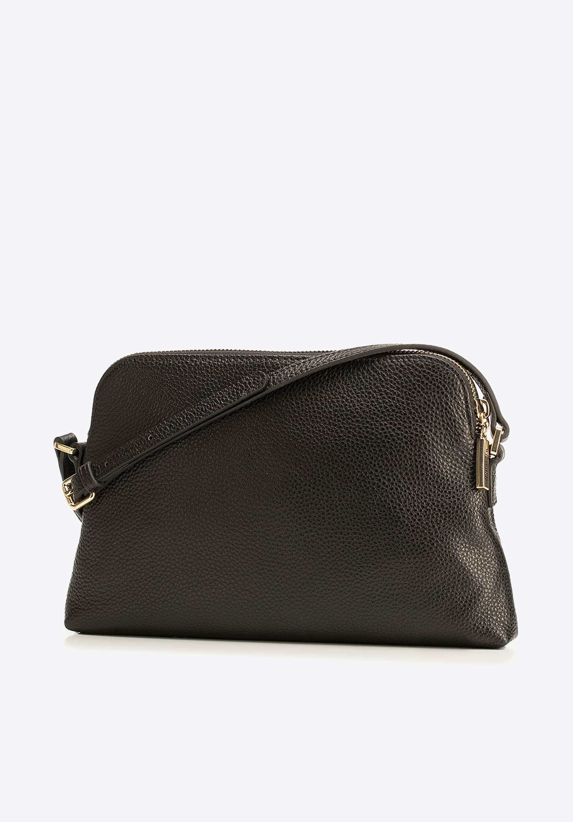 Damska listonoszka skórzana trapezowa