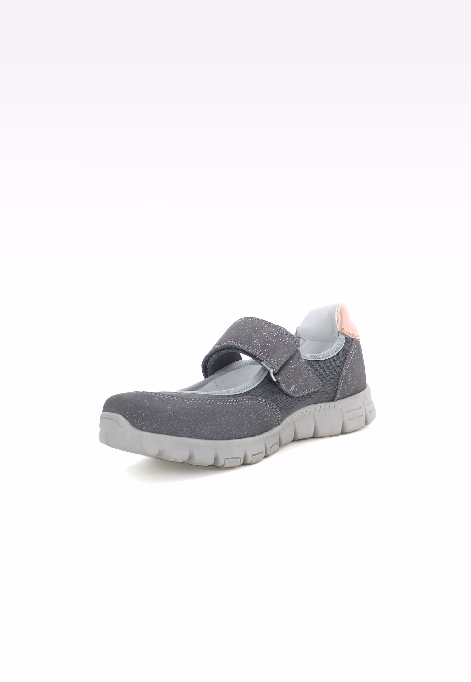 Wizytowe BARTEK W-58026/07K, dla dziewcząt, szary