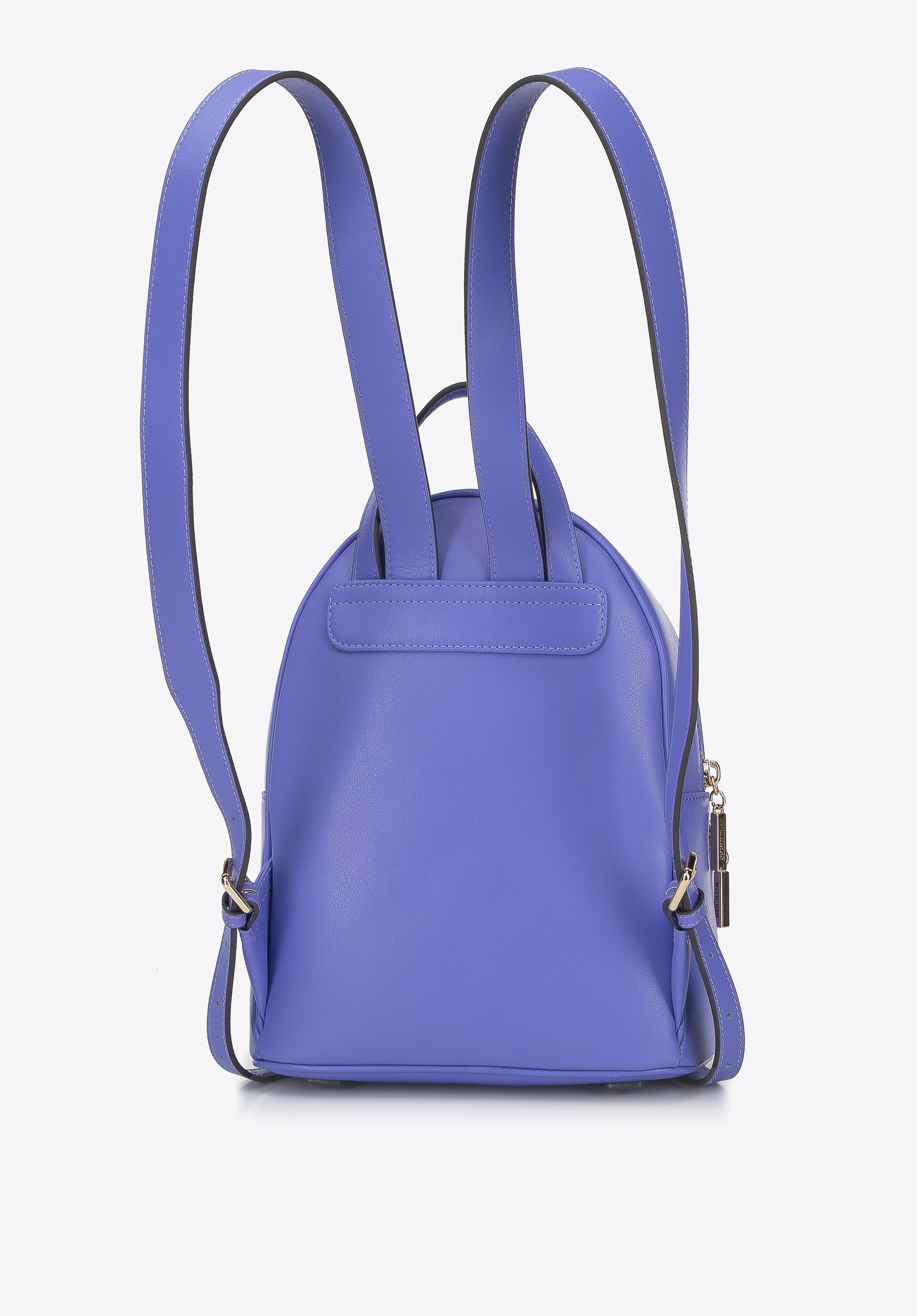 Damski plecak skórzany z monogramem mały