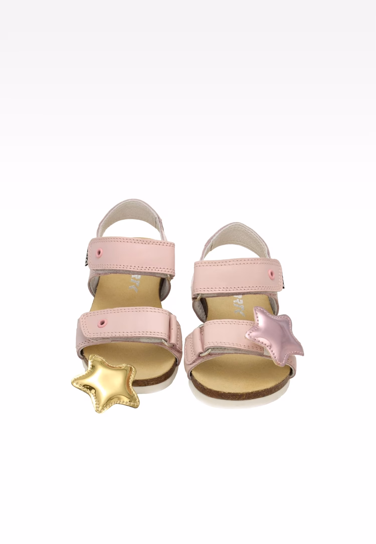 Sandały BARTEK 16183026, dla dziewcząt, beżowo-biały