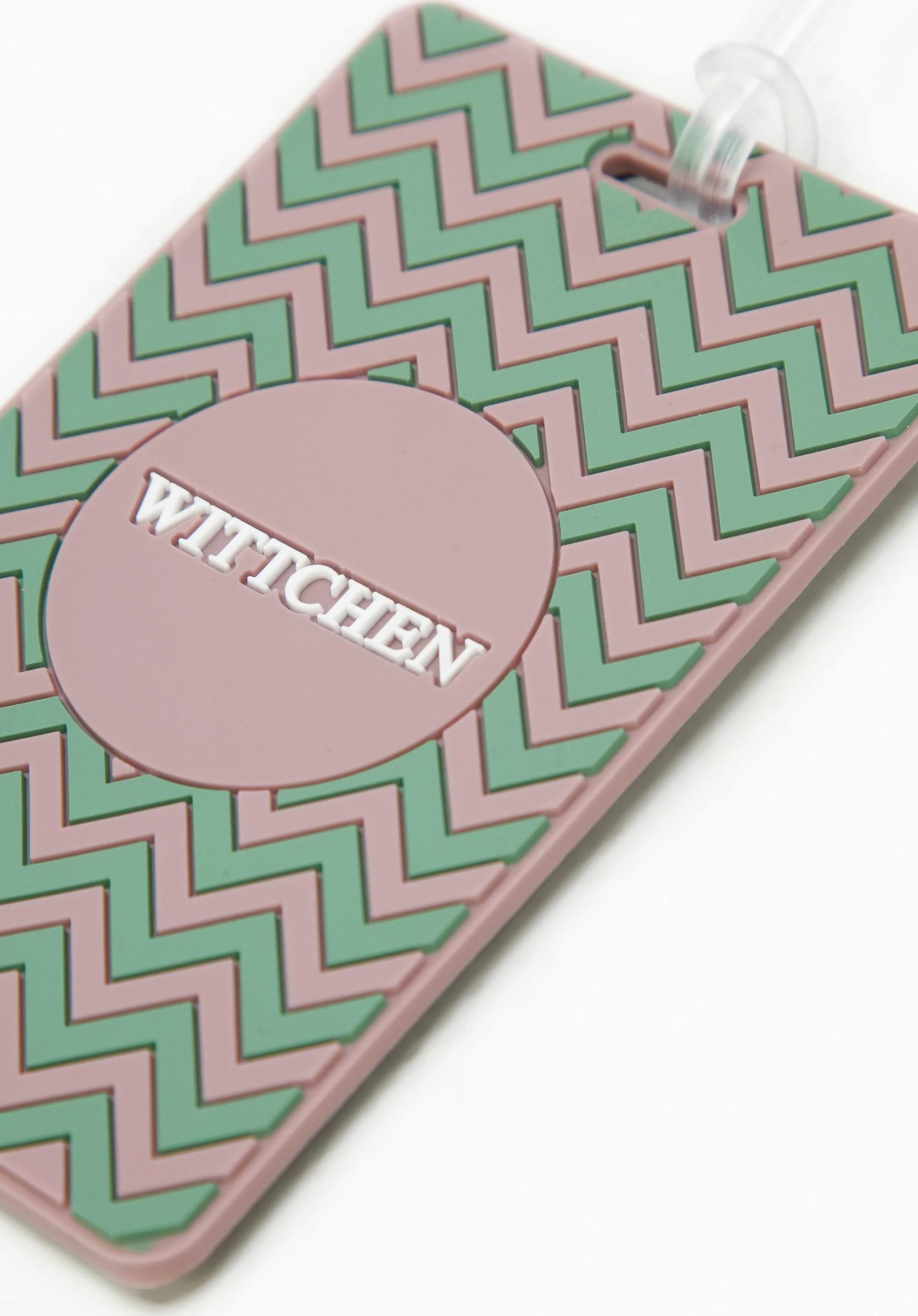 Identyfikator do bagażu w geometryczny wzór