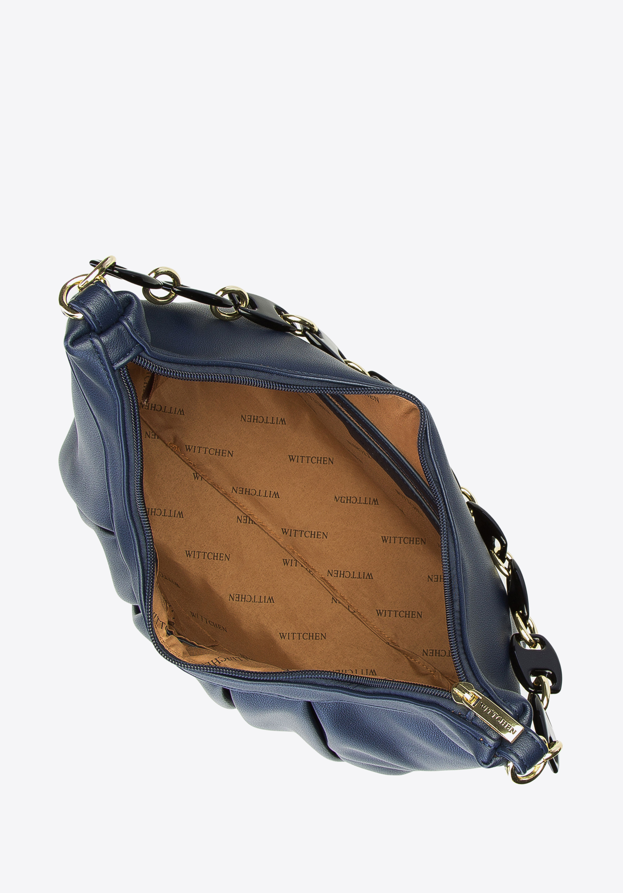 Torebka worek z łańcuchem z tworzywa