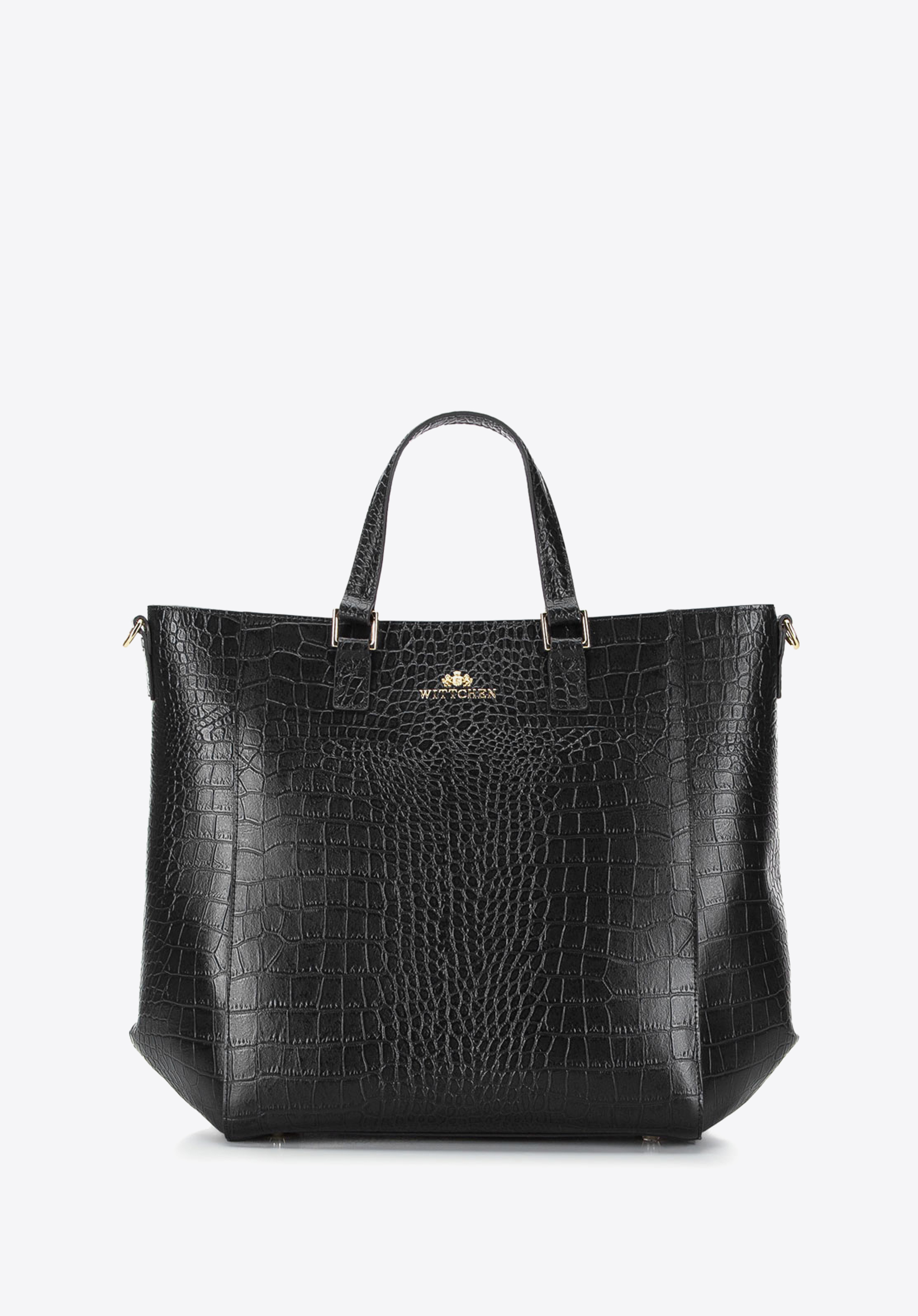 Torebka shopperka skórzana klasyczna