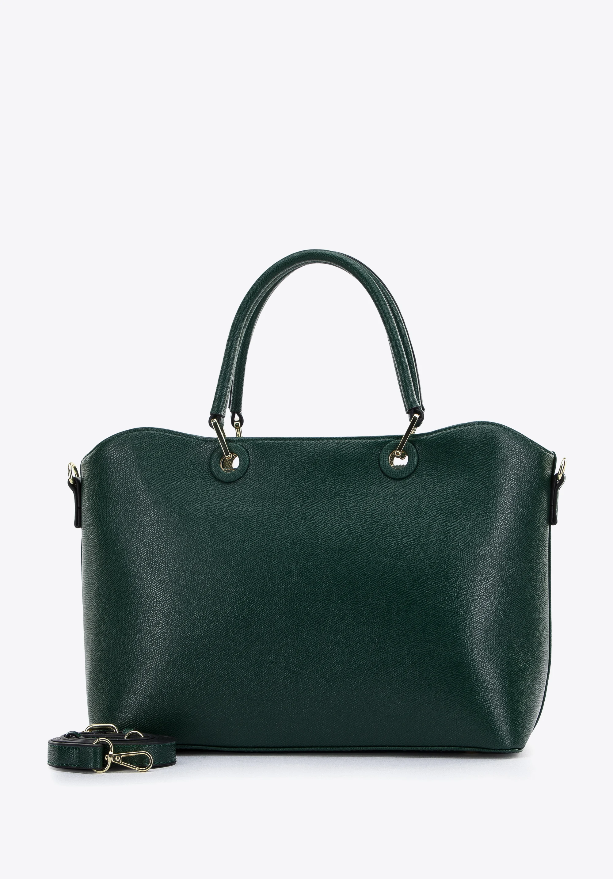 Torebka kuferek z ekoskóry zaokrąglona