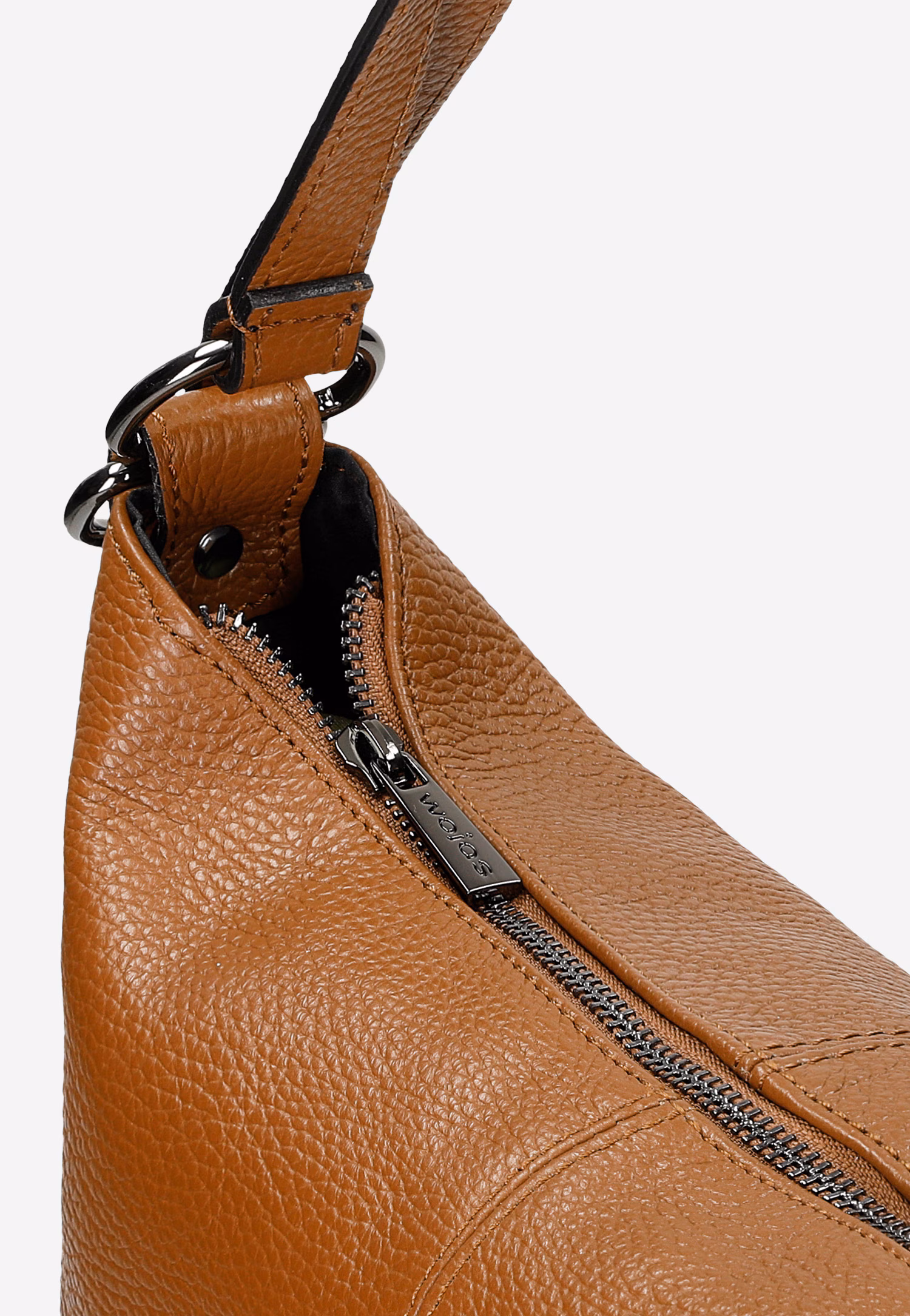 Beżowa skórzana torebka plecak 2w1