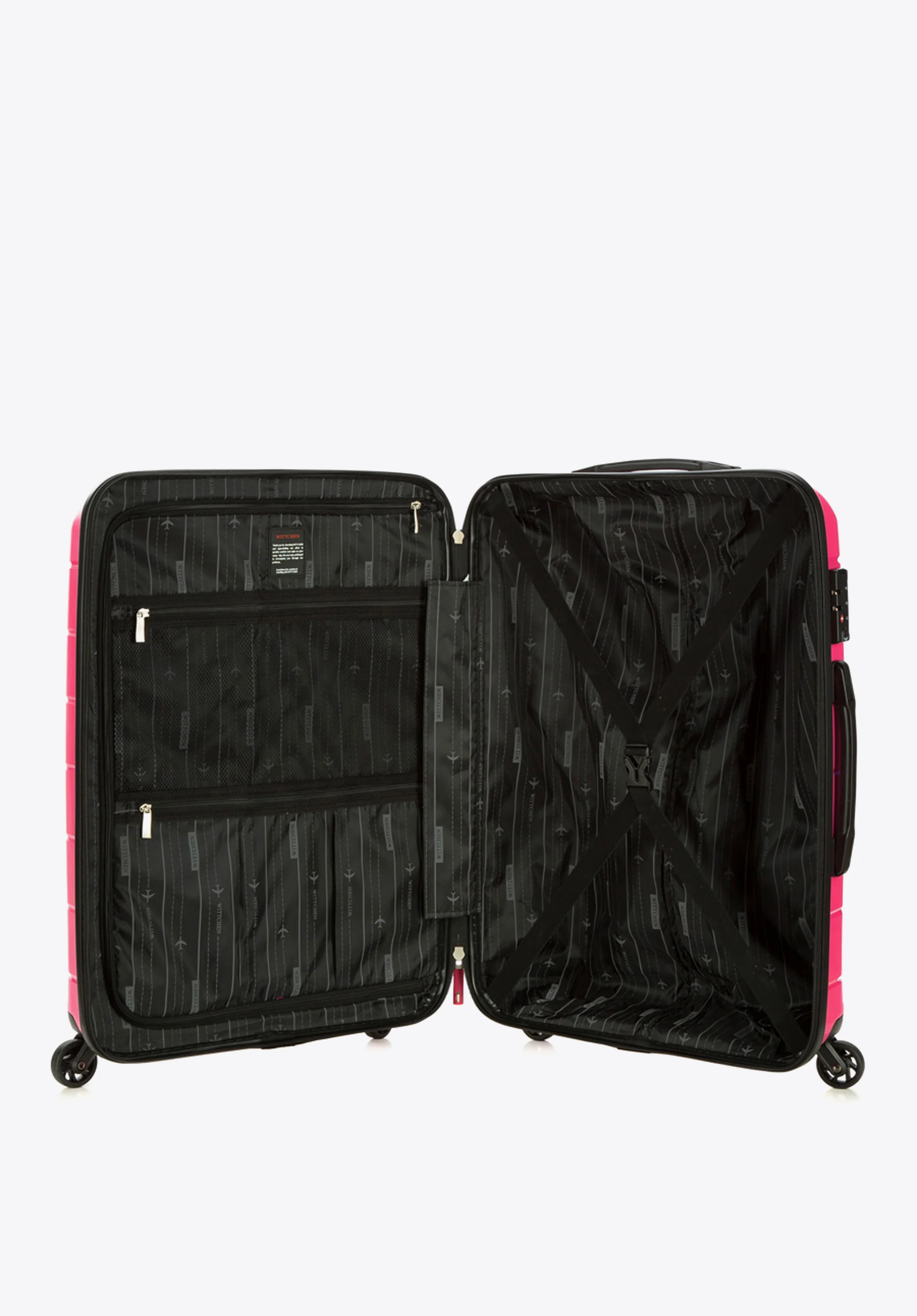 Walizka kabinowa z polipropylenu żłobiona