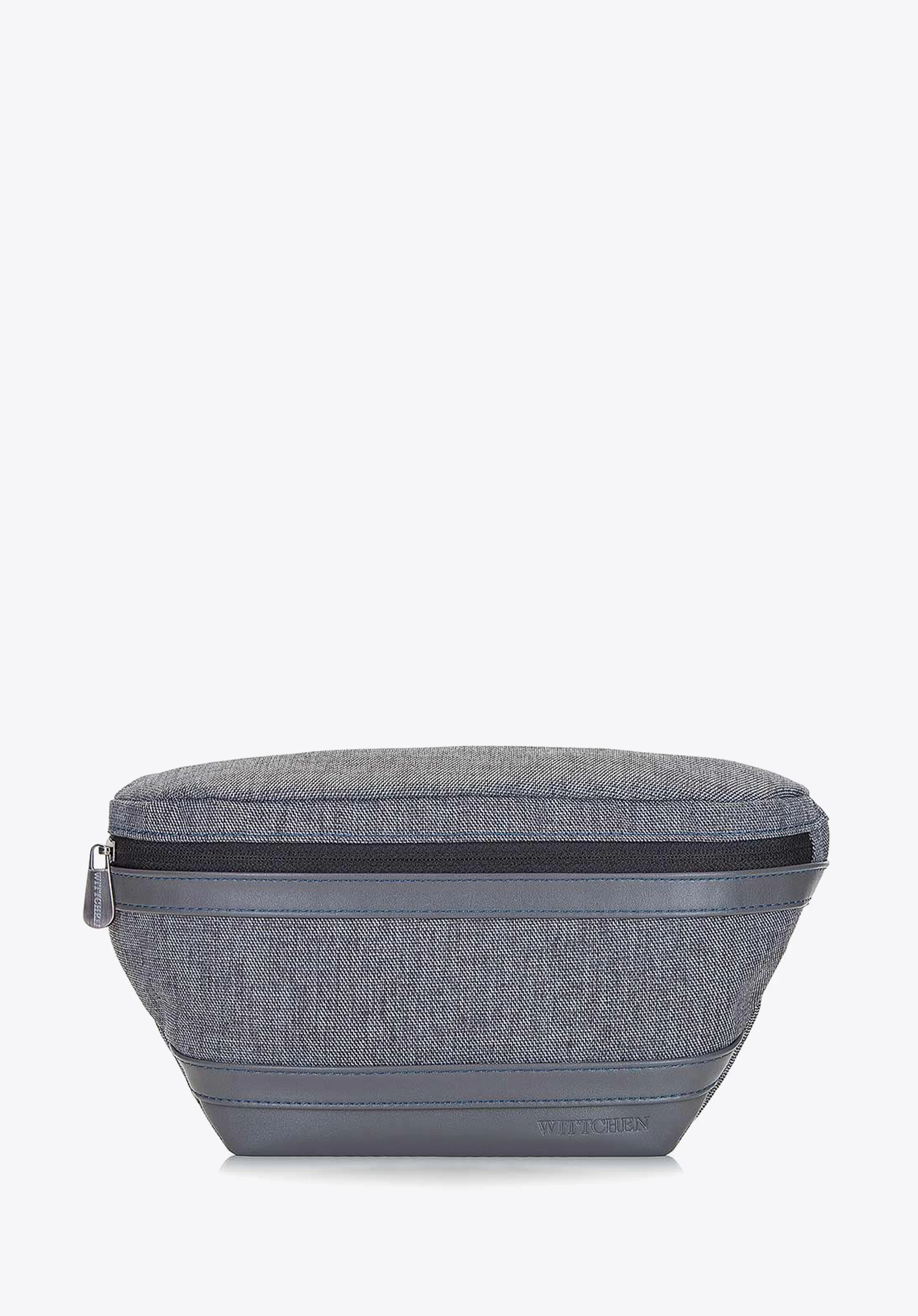 Męska torebka nerka z panelem z ekoskóry