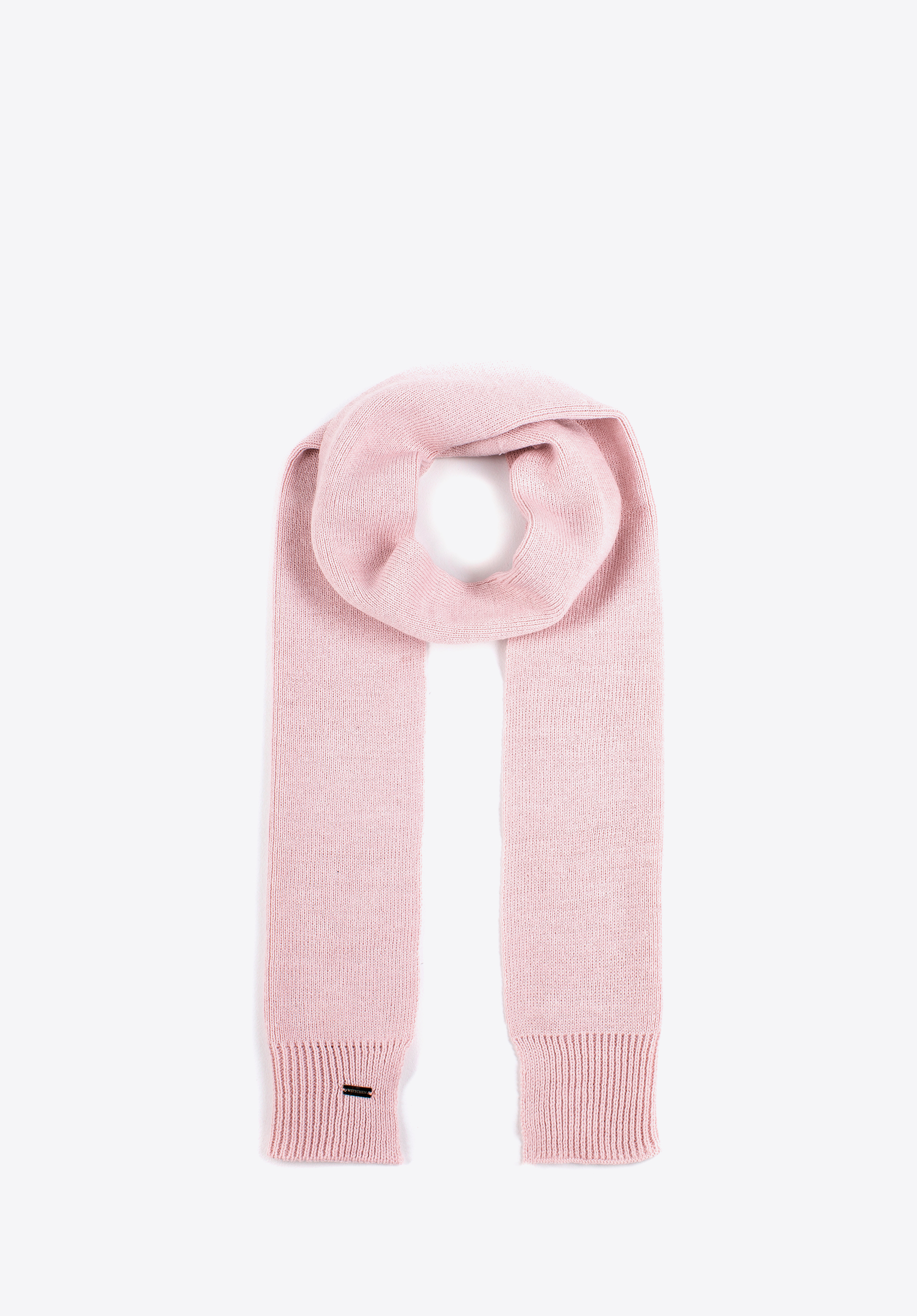 Damski szalik klasyczny ze ściągaczem