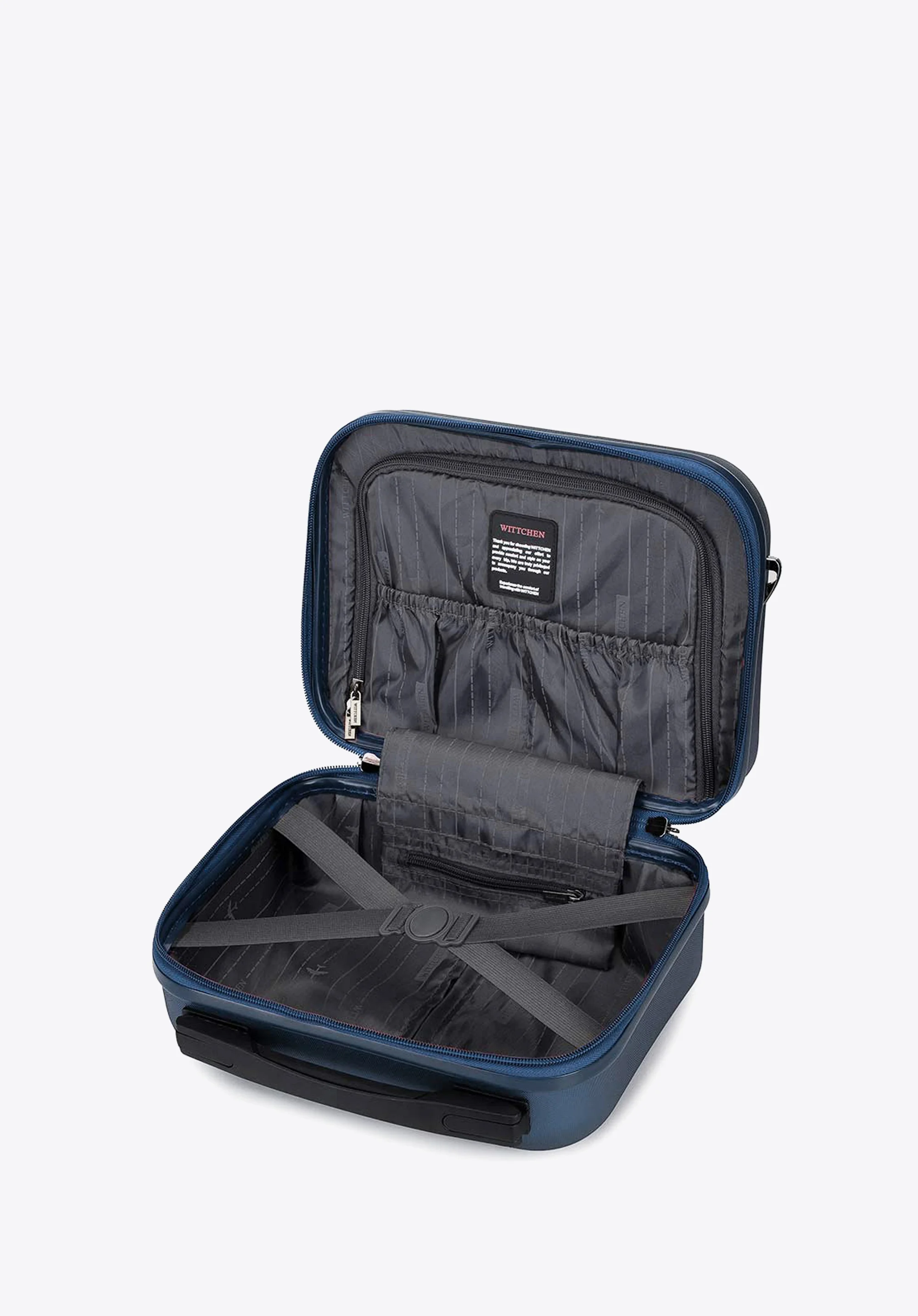 Walizka kabinowa z polikarbonu fakturowana